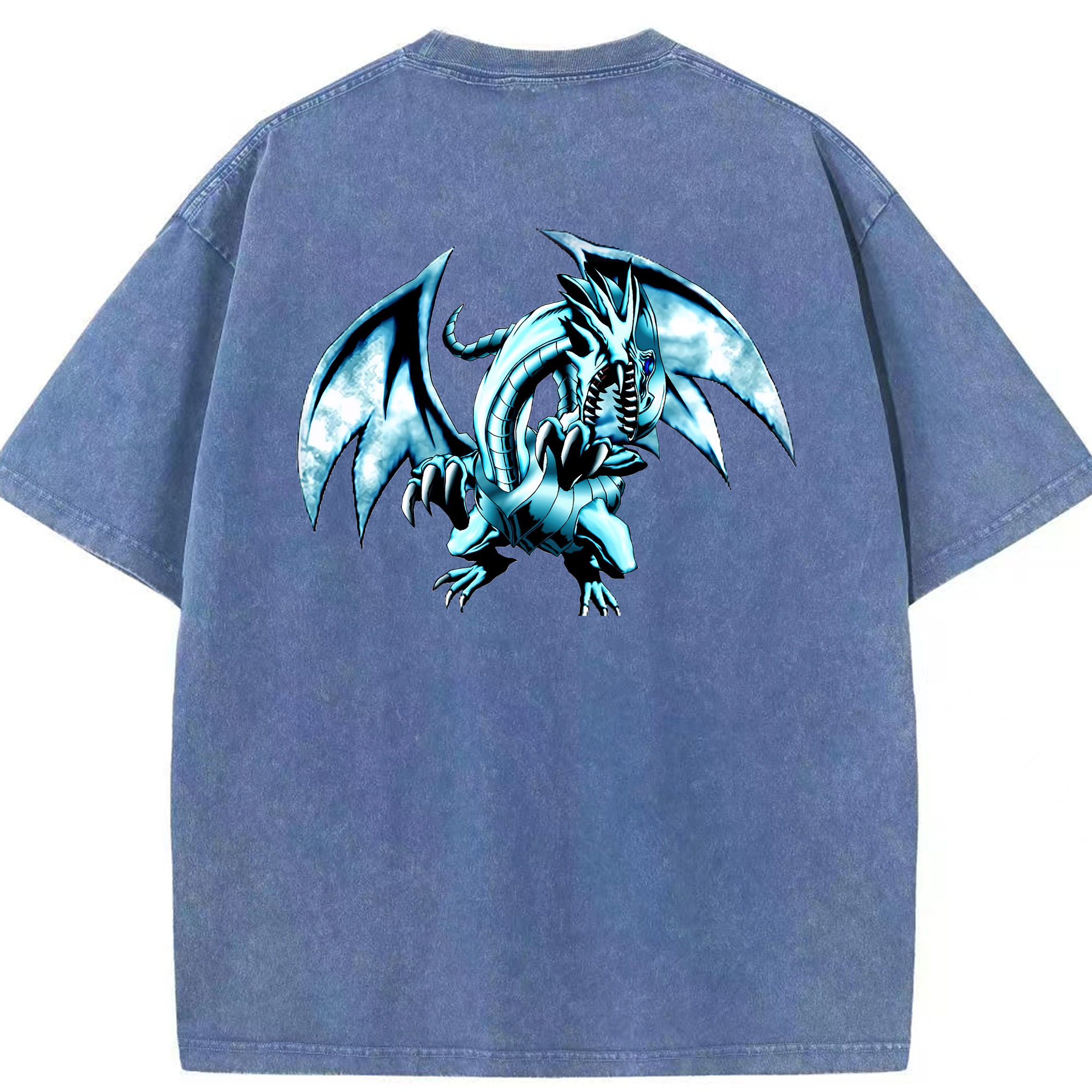 （画像用） 遊☆戯☆王 Yu-Gi-Oh! 綿100% ヴィンテージ風 半袖Tシャツ（背面プリント）