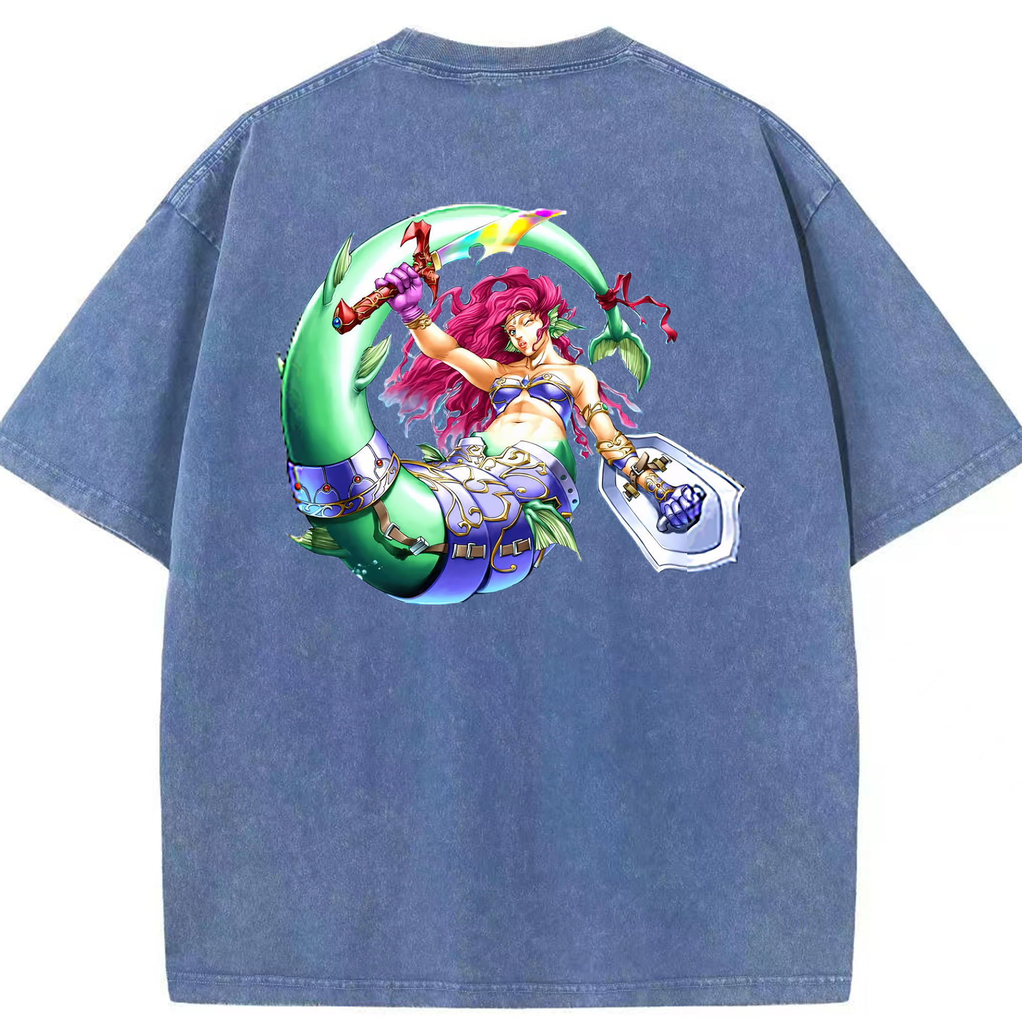 （画像用） 遊☆戯☆王 Yu-Gi-Oh! 綿100% ヴィンテージ風 半袖Tシャツ（背面プリント）