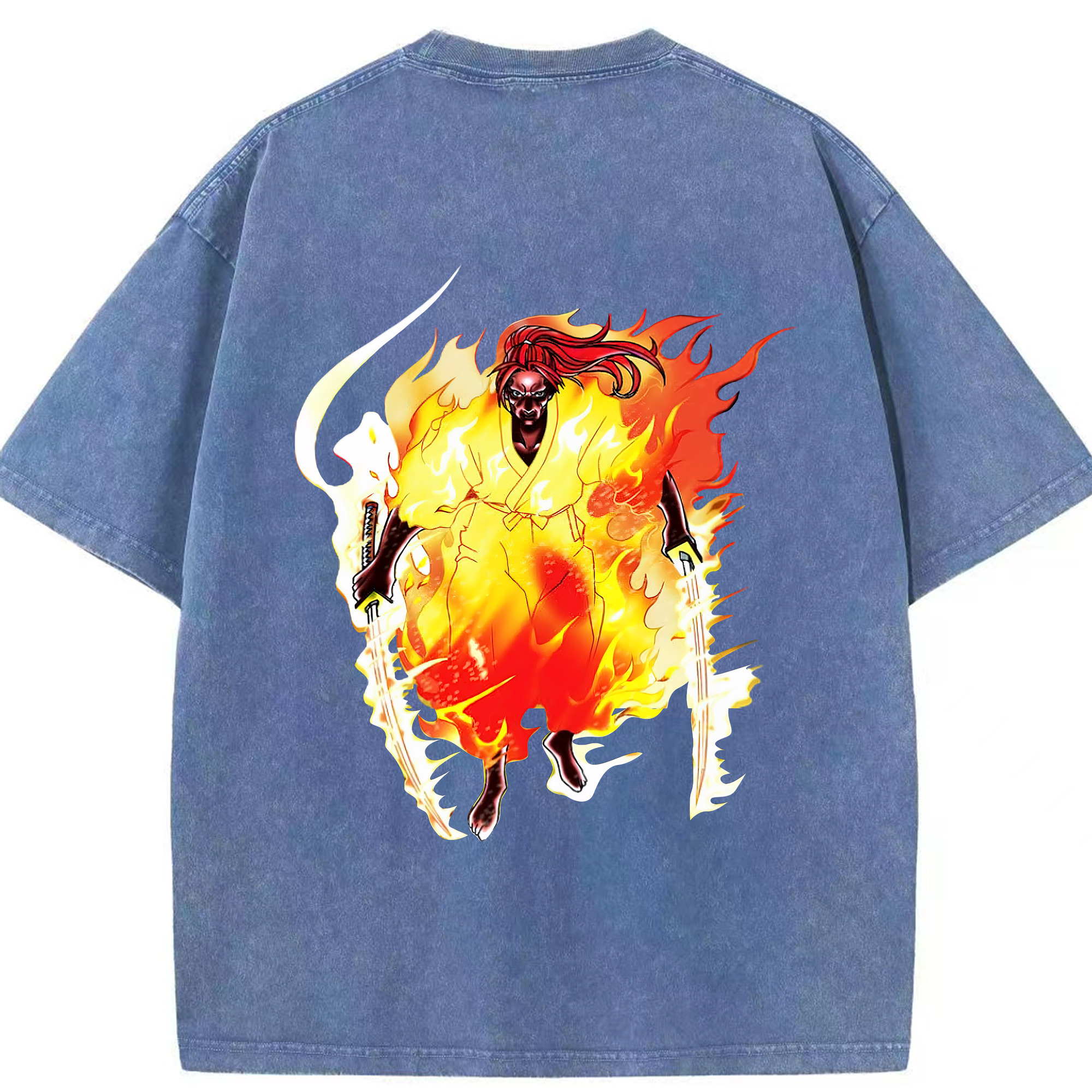 （画像用） 遊☆戯☆王 Yu-Gi-Oh! 綿100% ヴィンテージ風 半袖Tシャツ（背面プリント）