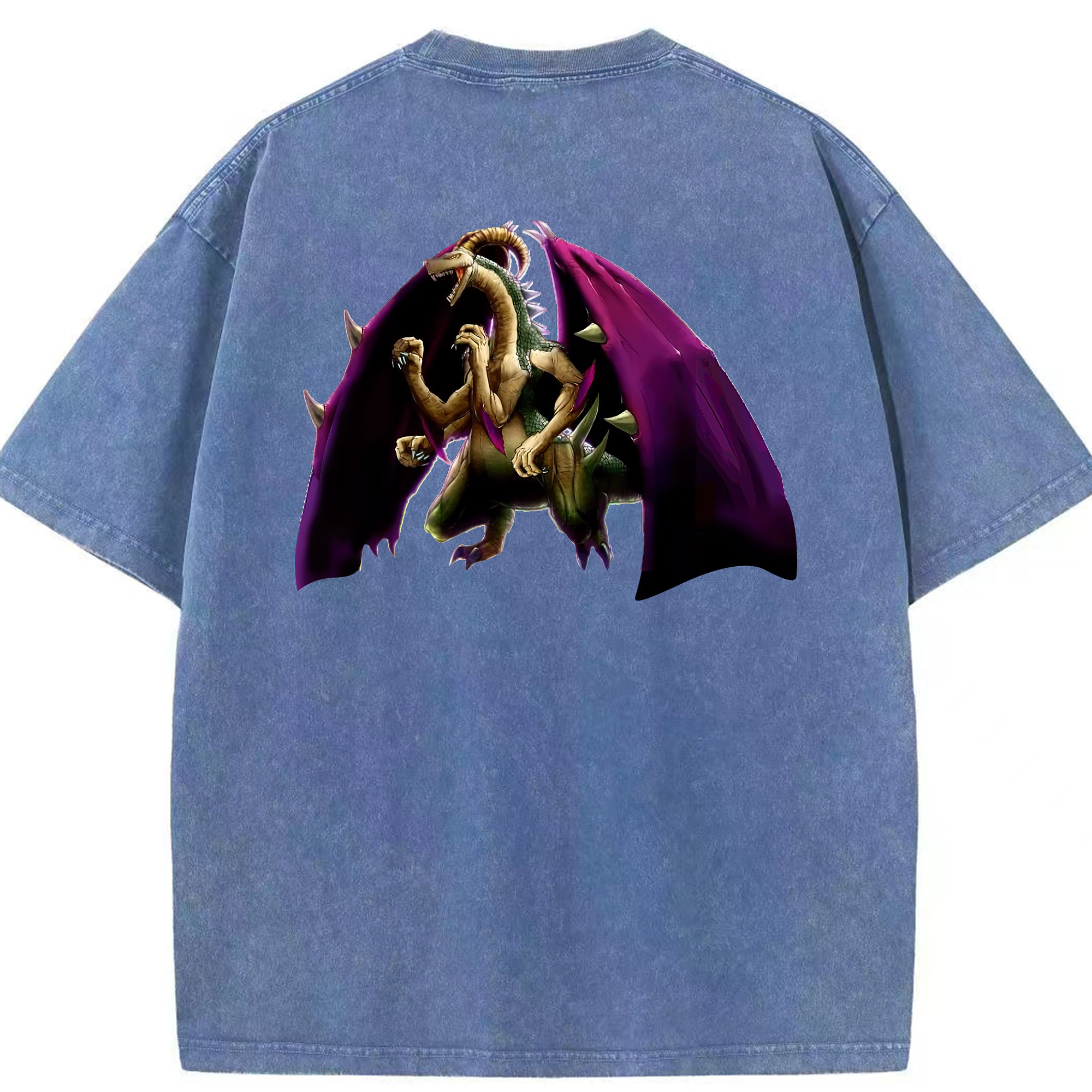 （画像用） 遊☆戯☆王 Yu-Gi-Oh! 綿100% ヴィンテージ風 半袖Tシャツ（背面プリント）