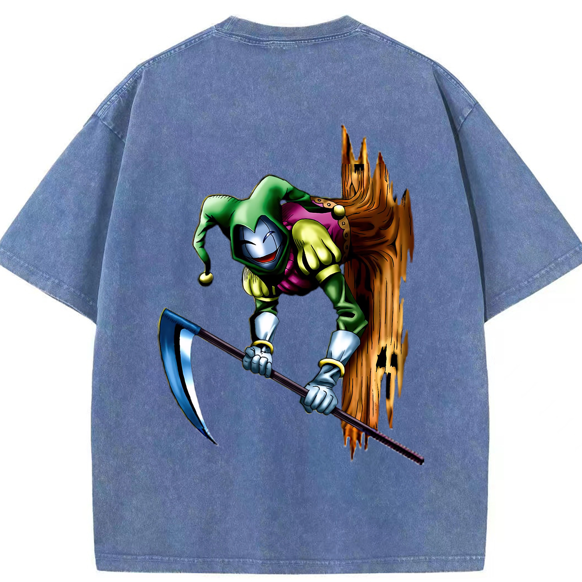 （画像用） 遊☆戯☆王 Yu-Gi-Oh! 綿100% ヴィンテージ風 半袖Tシャツ（背面プリント）