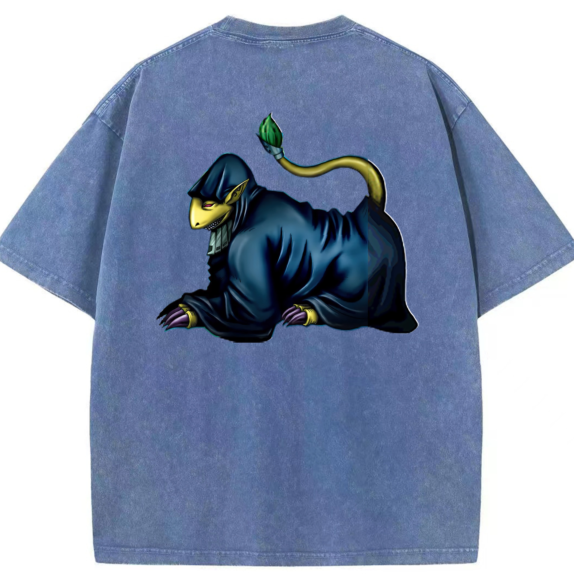 （画像用） 遊☆戯☆王 Yu-Gi-Oh! 綿100% ヴィンテージ風 半袖Tシャツ（背面プリント）