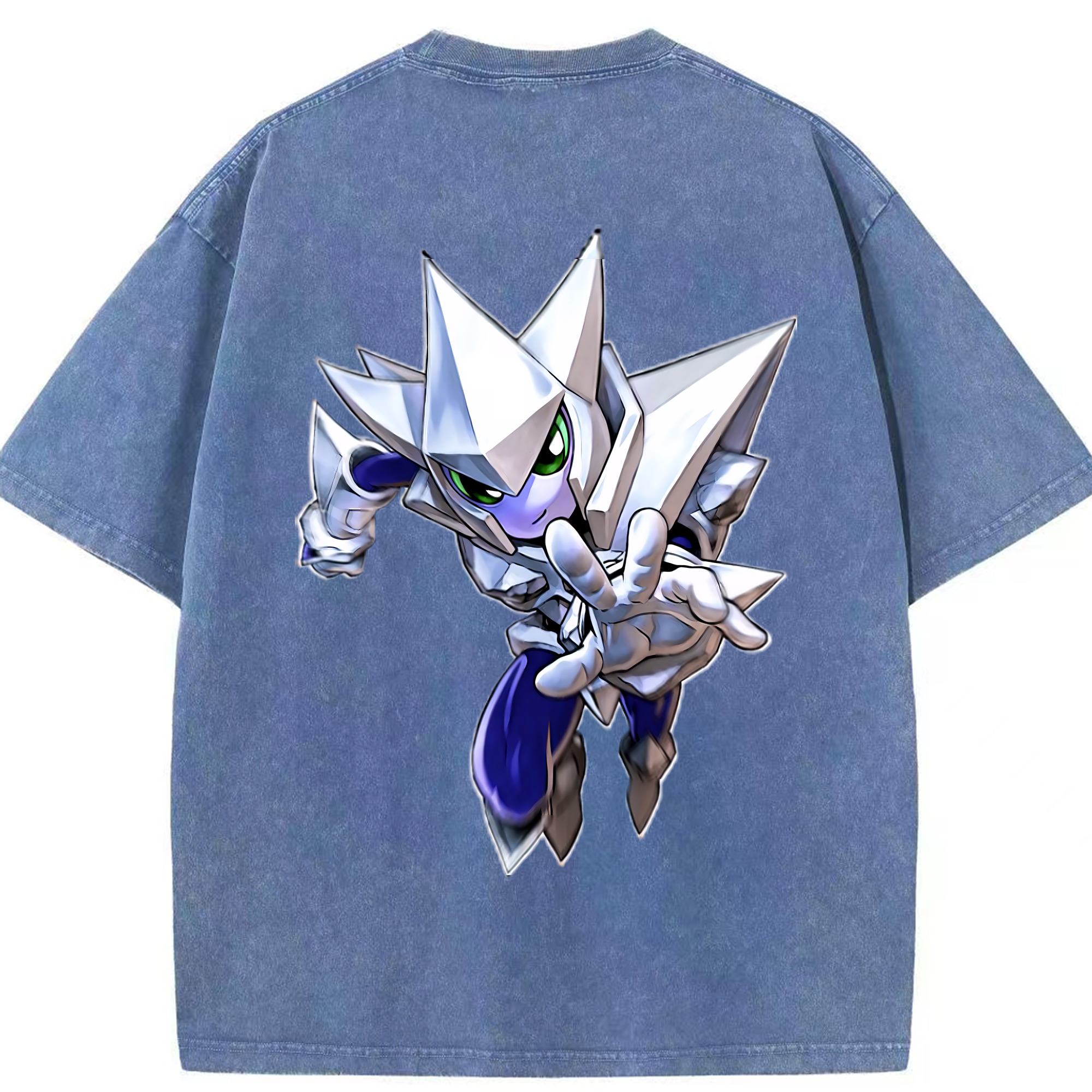 （画像用） 遊☆戯☆王 Yu-Gi-Oh! 綿100% ヴィンテージ風 半袖Tシャツ（背面プリント）