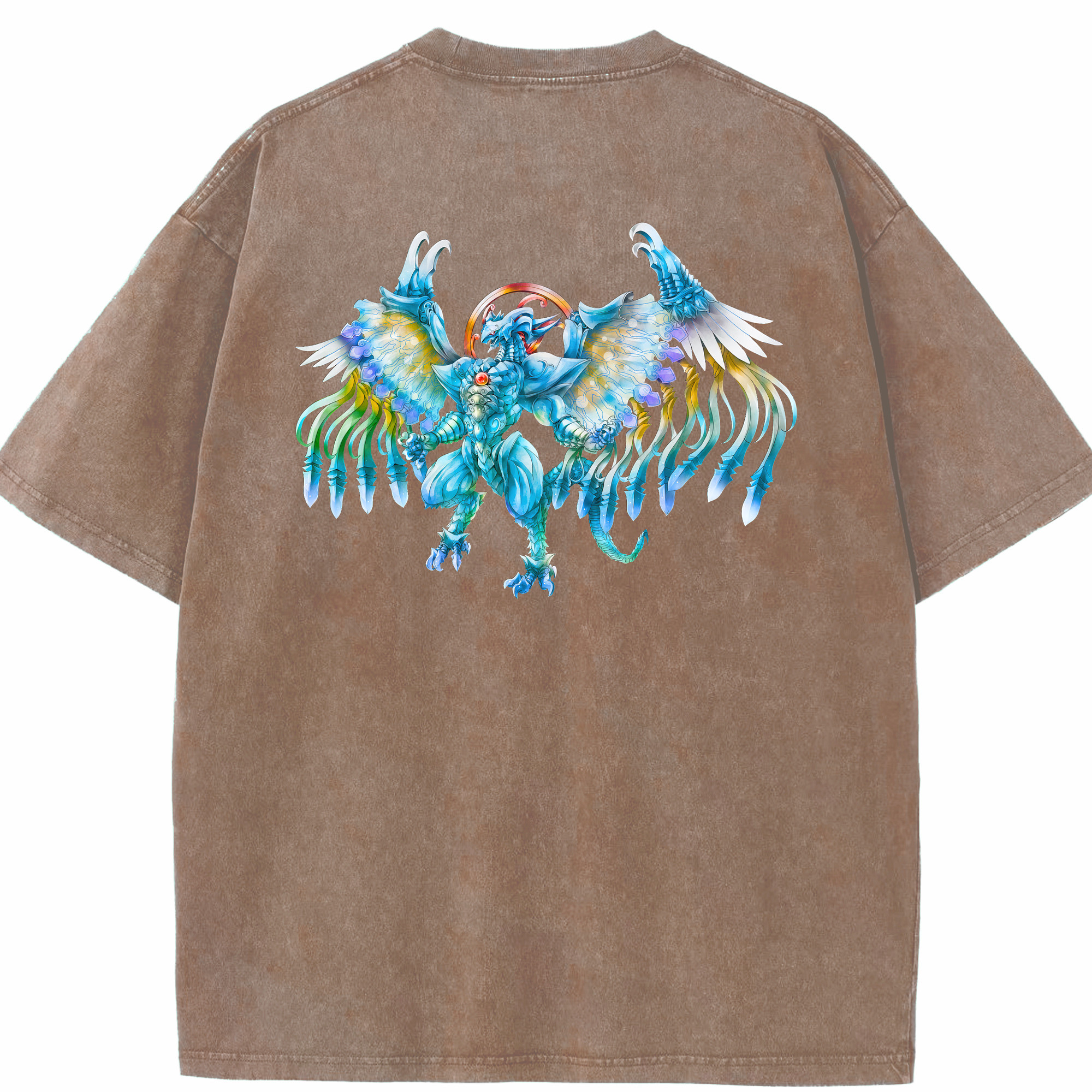 （画像用） 遊☆戯☆王 Yu-Gi-Oh! 綿100% ヴィンテージ風 半袖Tシャツ（背面プリント）