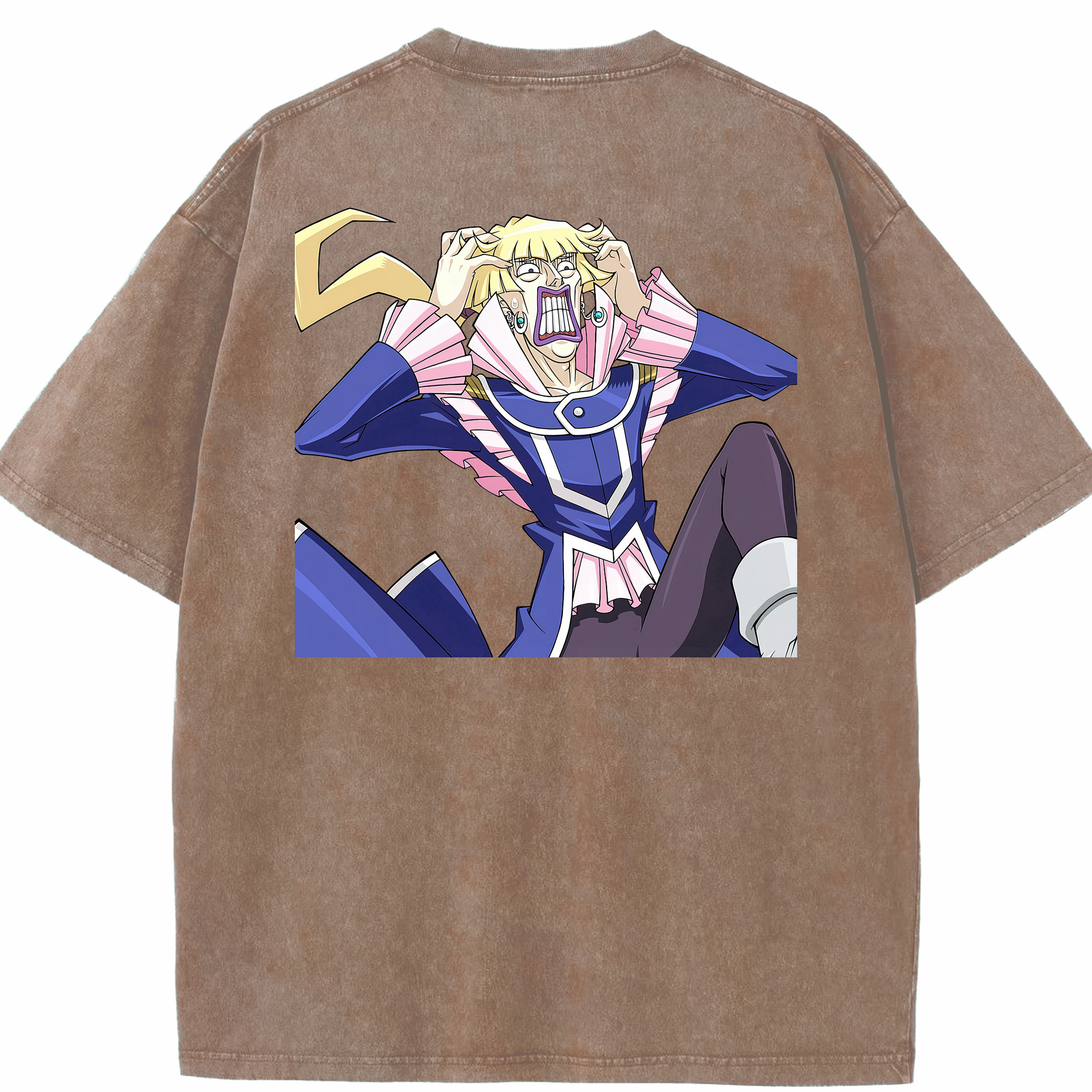 （画像用） 遊☆戯☆王 Yu-Gi-Oh! 綿100% ヴィンテージ風 半袖Tシャツ（背面プリント）