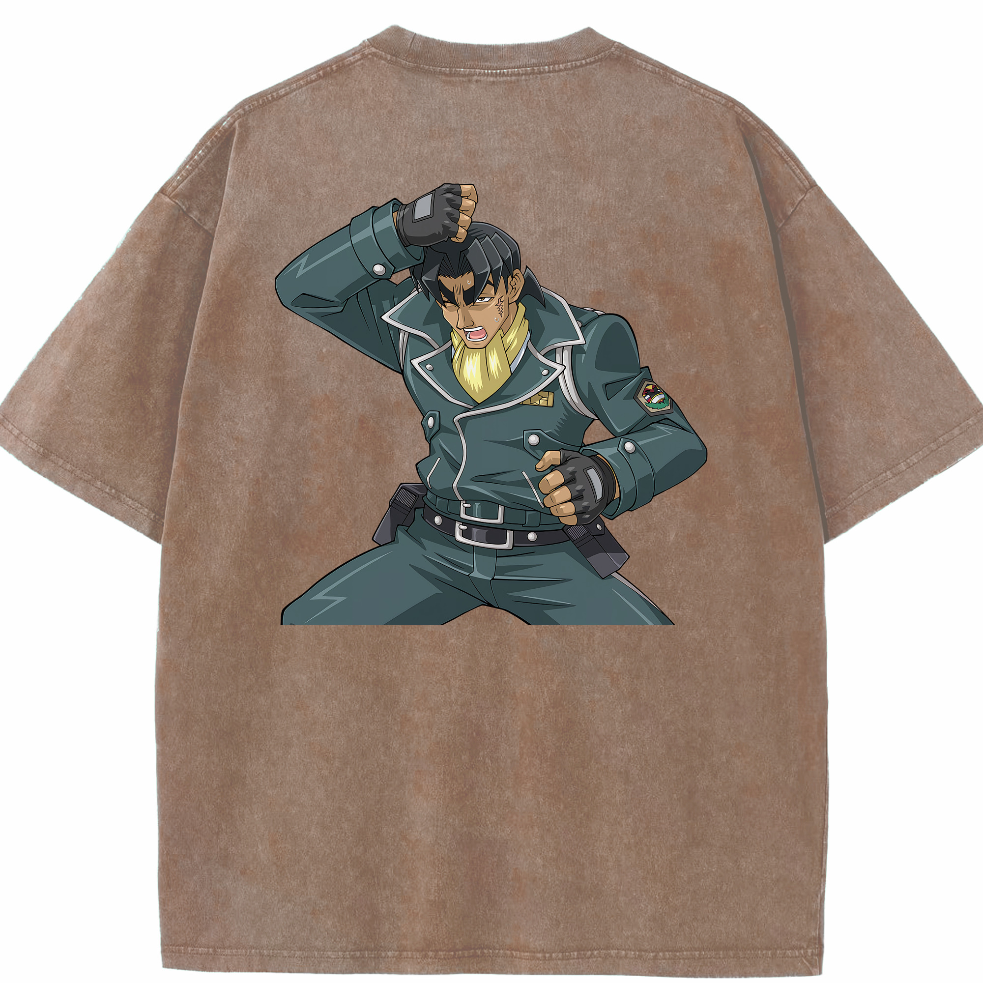 （画像用） 遊☆戯☆王 Yu-Gi-Oh! 綿100% ヴィンテージ風 半袖Tシャツ（背面プリント）
