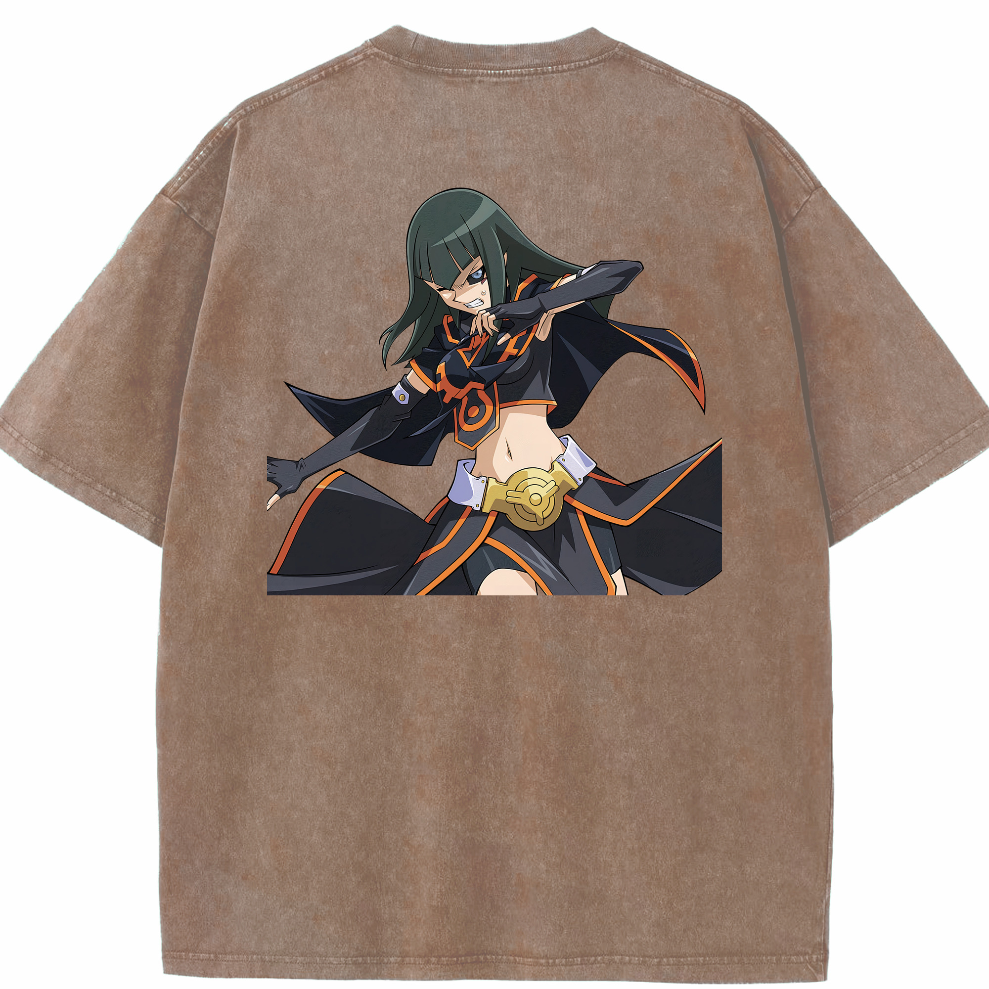 （画像用） 遊☆戯☆王 Yu-Gi-Oh! 綿100% ヴィンテージ風 半袖Tシャツ（背面プリント）
