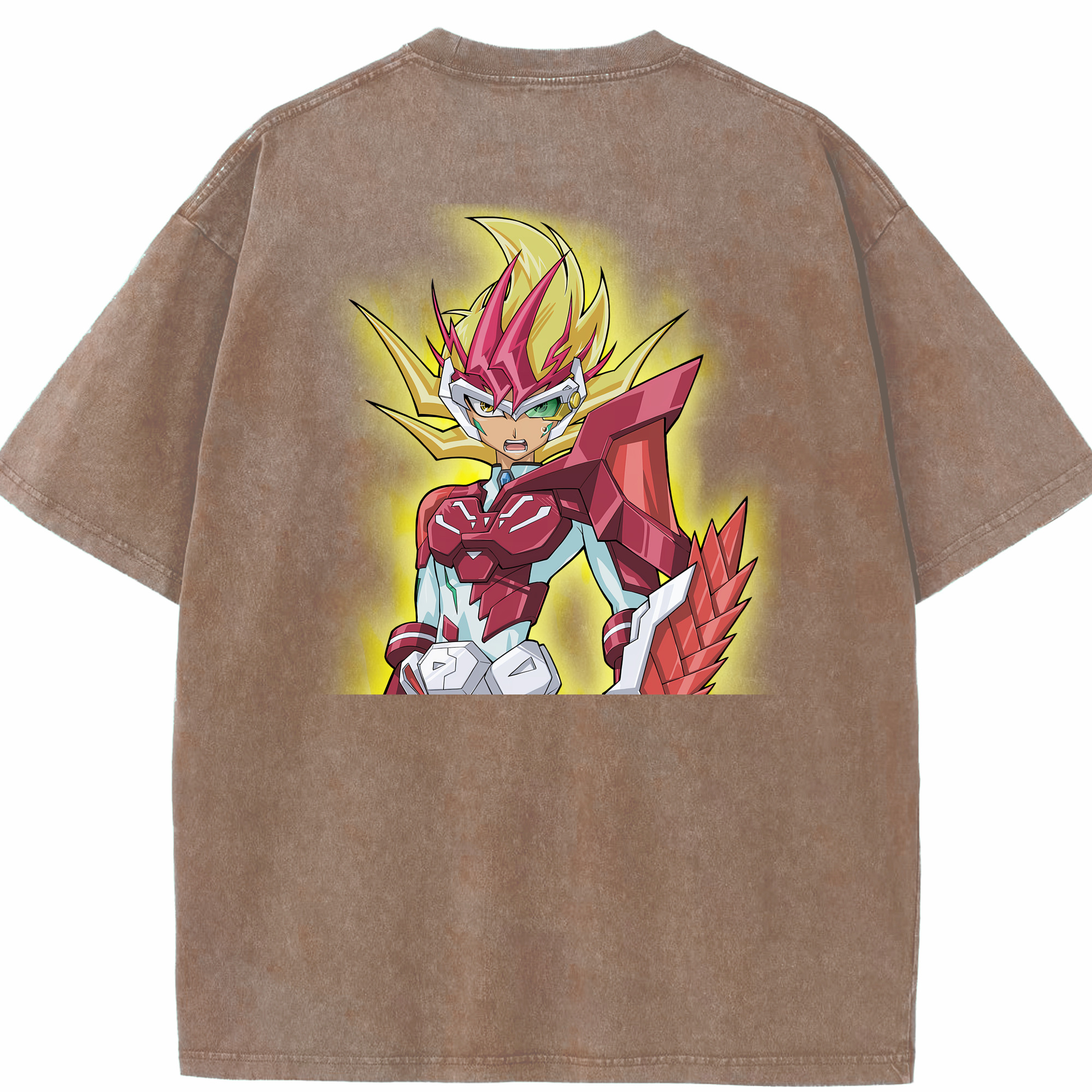 （画像用） 遊☆戯☆王 Yu-Gi-Oh! 綿100% ヴィンテージ風 半袖Tシャツ（背面プリント）