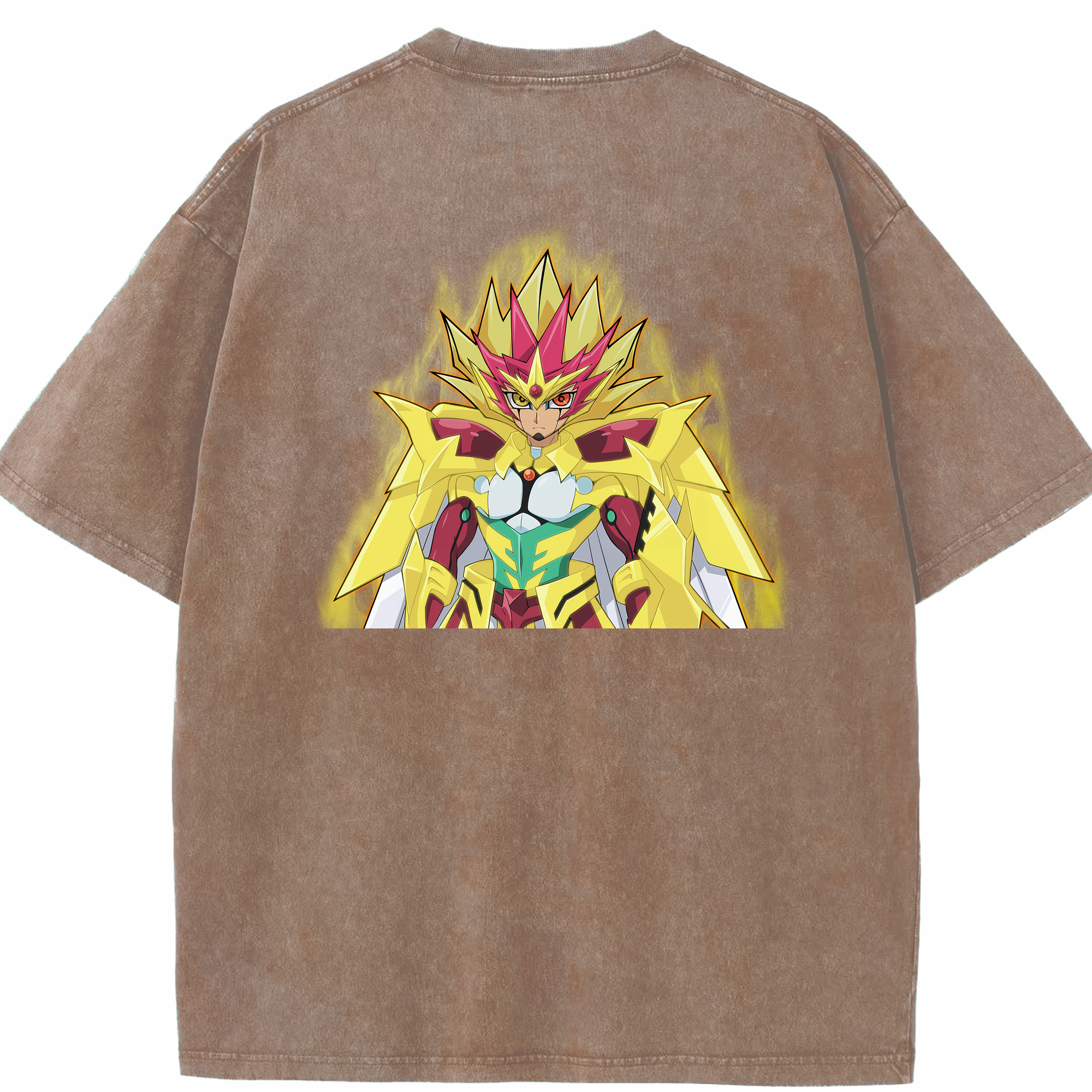 （画像用） 遊☆戯☆王 Yu-Gi-Oh! 綿100% ヴィンテージ風 半袖Tシャツ（背面プリント）