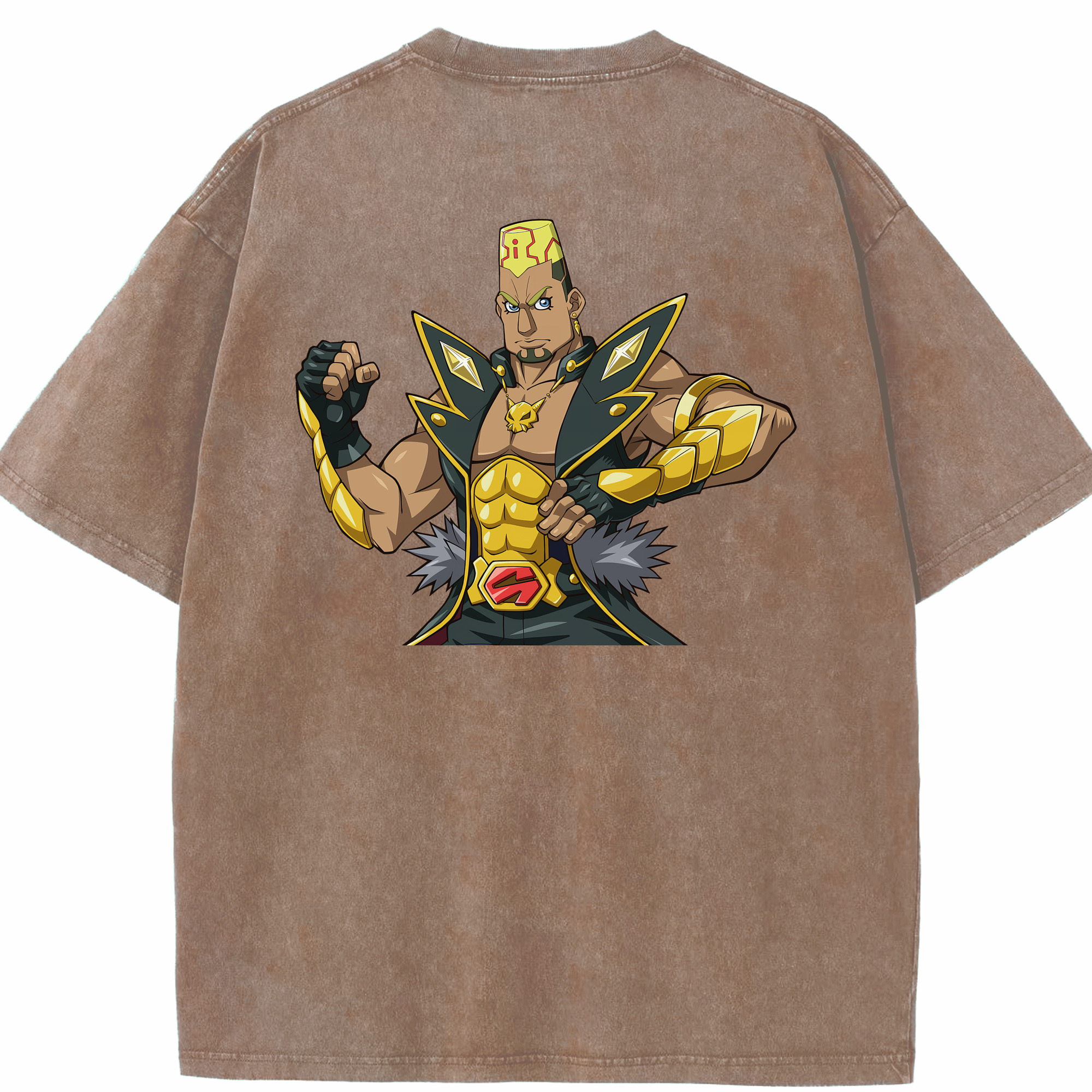 （画像用） 遊☆戯☆王 Yu-Gi-Oh! 綿100% ヴィンテージ風 半袖Tシャツ（背面プリント）