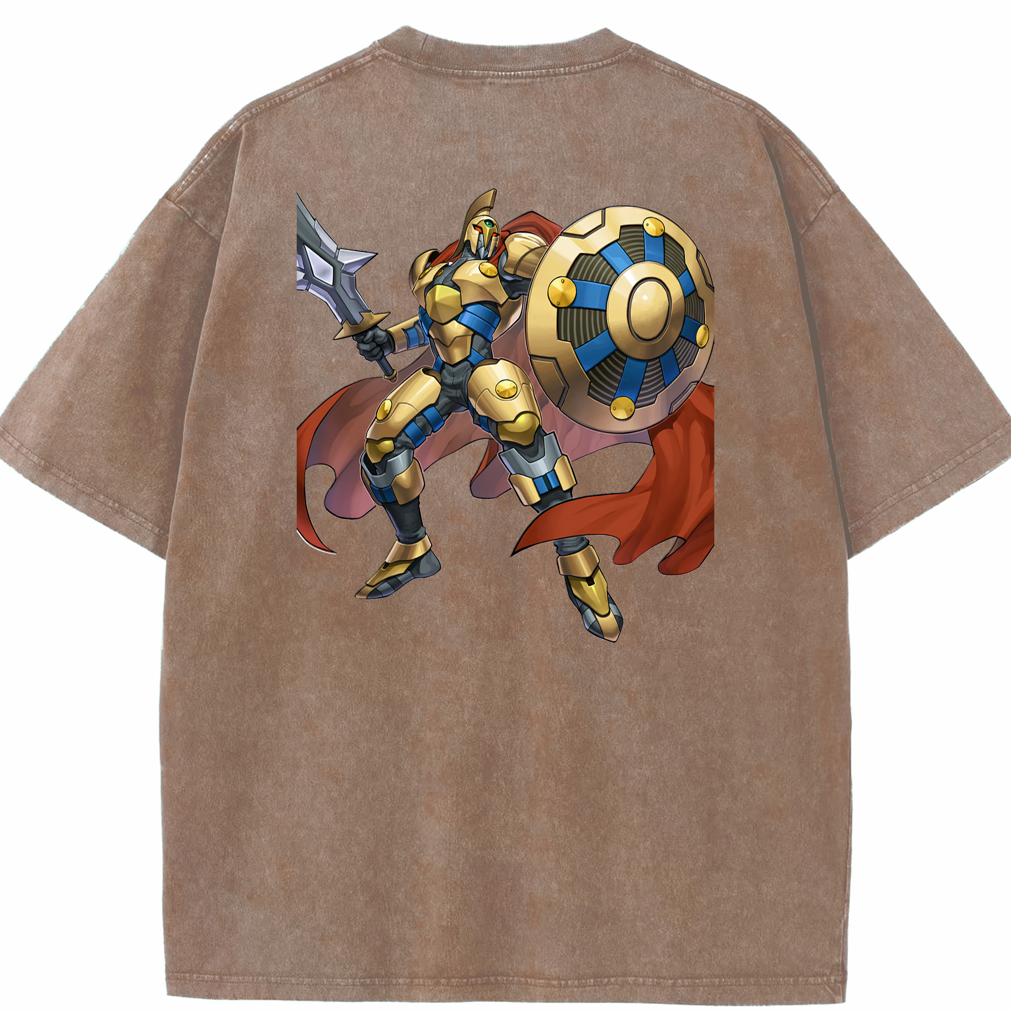 （画像用） 遊☆戯☆王 Yu-Gi-Oh! 綿100% ヴィンテージ風 半袖Tシャツ（背面プリント）