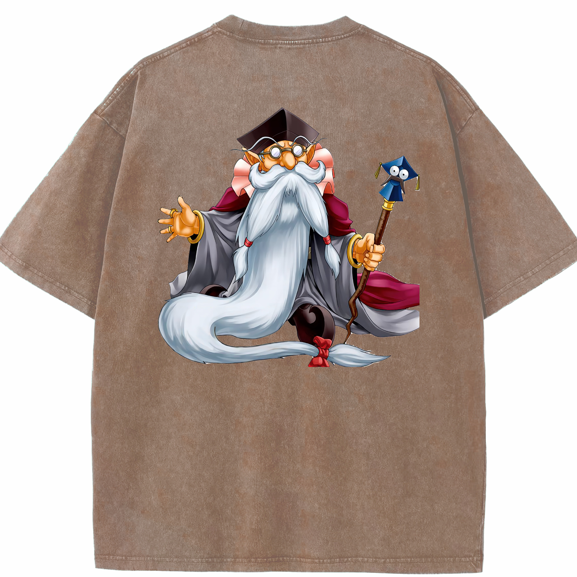 （画像用） 遊☆戯☆王 Yu-Gi-Oh! 綿100% ヴィンテージ風 半袖Tシャツ（背面プリント）