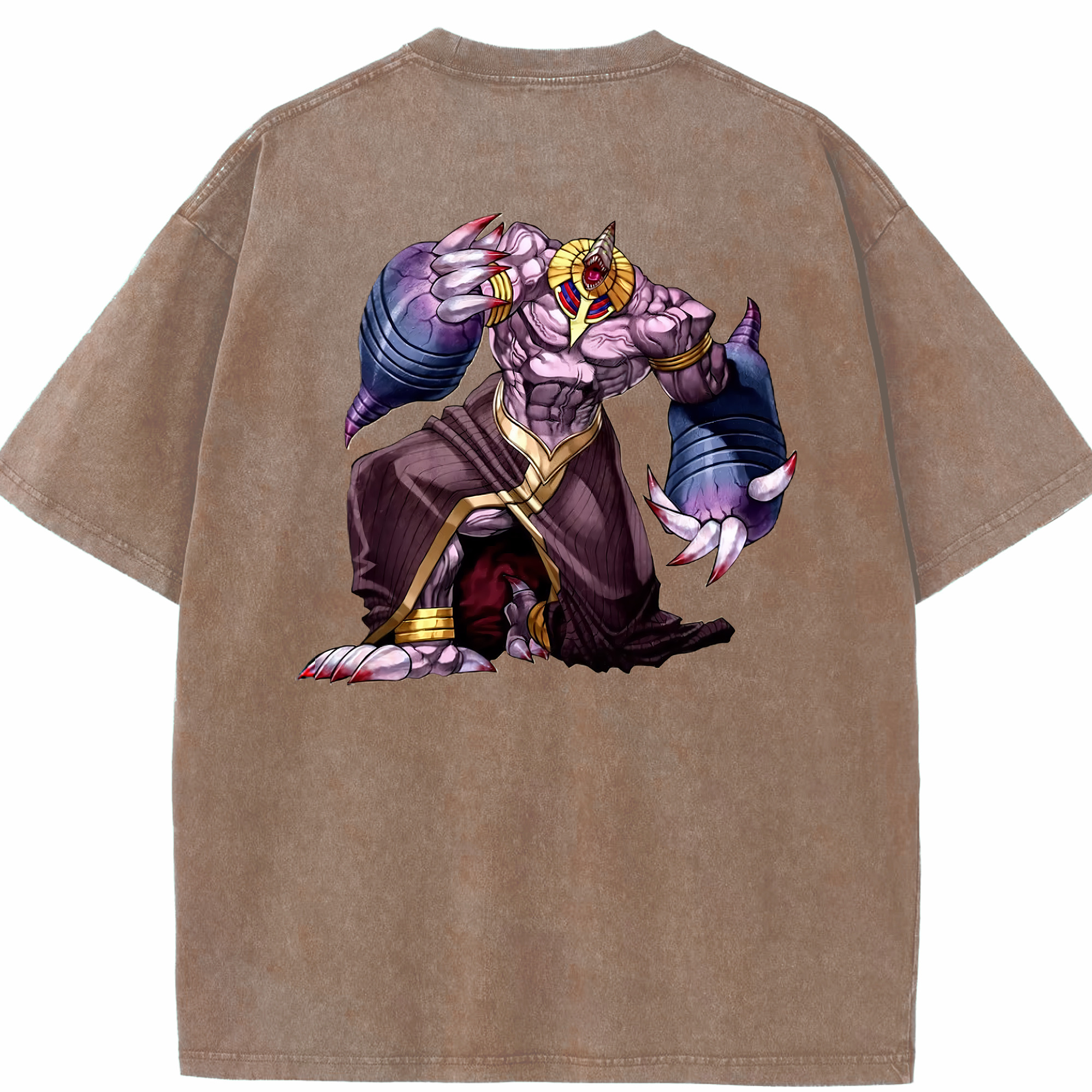 （画像用） 遊☆戯☆王 Yu-Gi-Oh! 綿100% ヴィンテージ風 半袖Tシャツ（背面プリント）