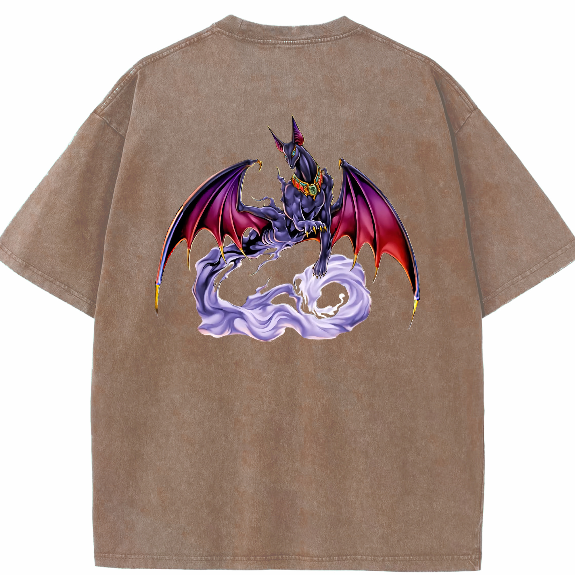（画像用） 遊☆戯☆王 Yu-Gi-Oh! 綿100% ヴィンテージ風 半袖Tシャツ（背面プリント）