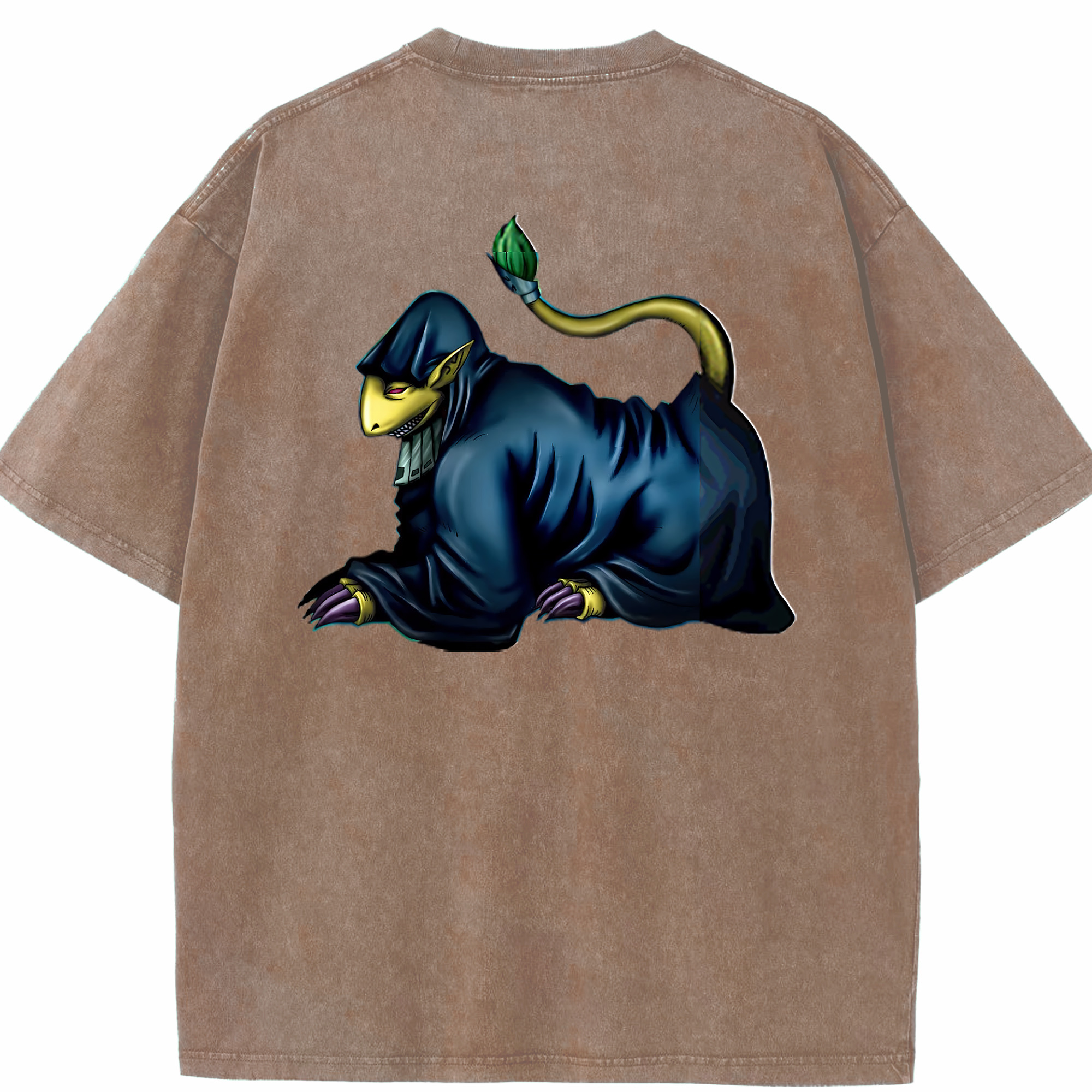 （画像用） 遊☆戯☆王 Yu-Gi-Oh! 綿100% ヴィンテージ風 半袖Tシャツ（背面プリント）