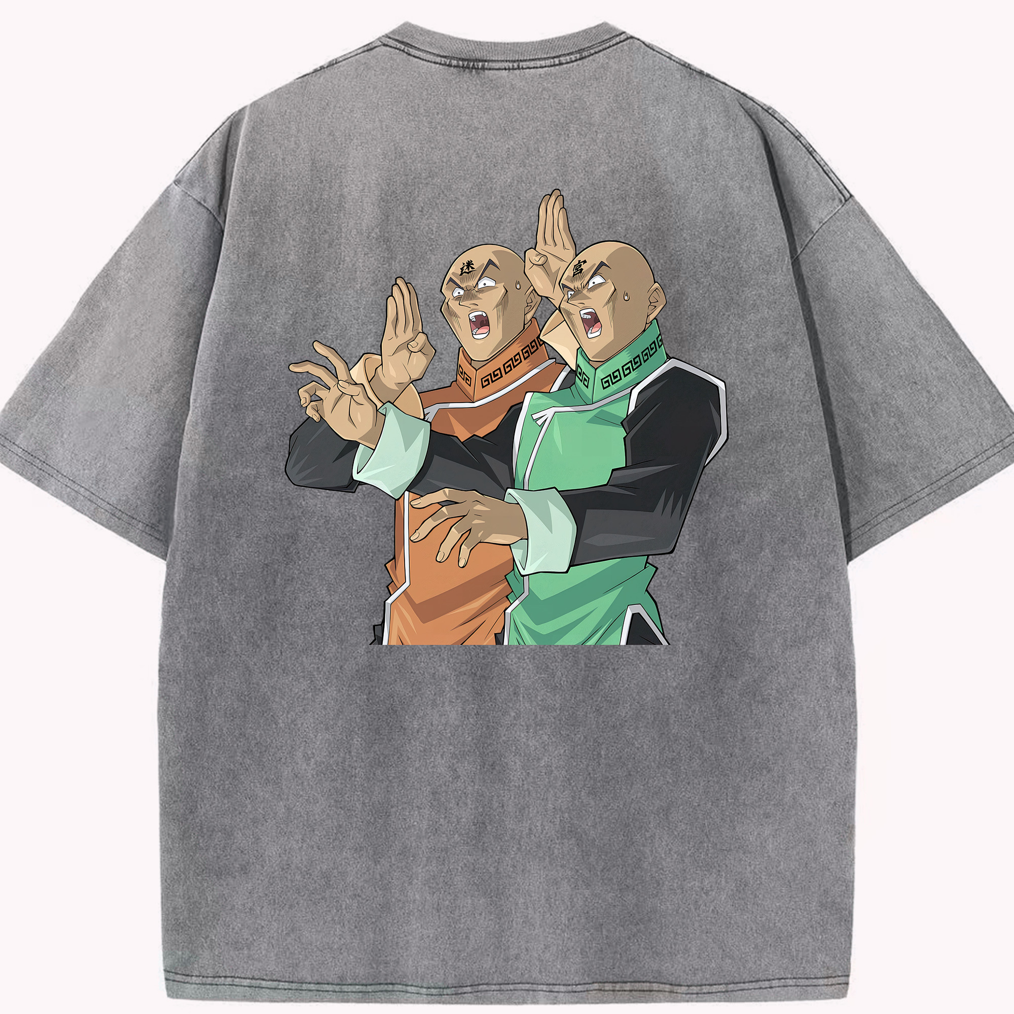 （画像用） 遊☆戯☆王 Yu-Gi-Oh! 綿100% ヴィンテージ風 半袖Tシャツ（背面プリント）