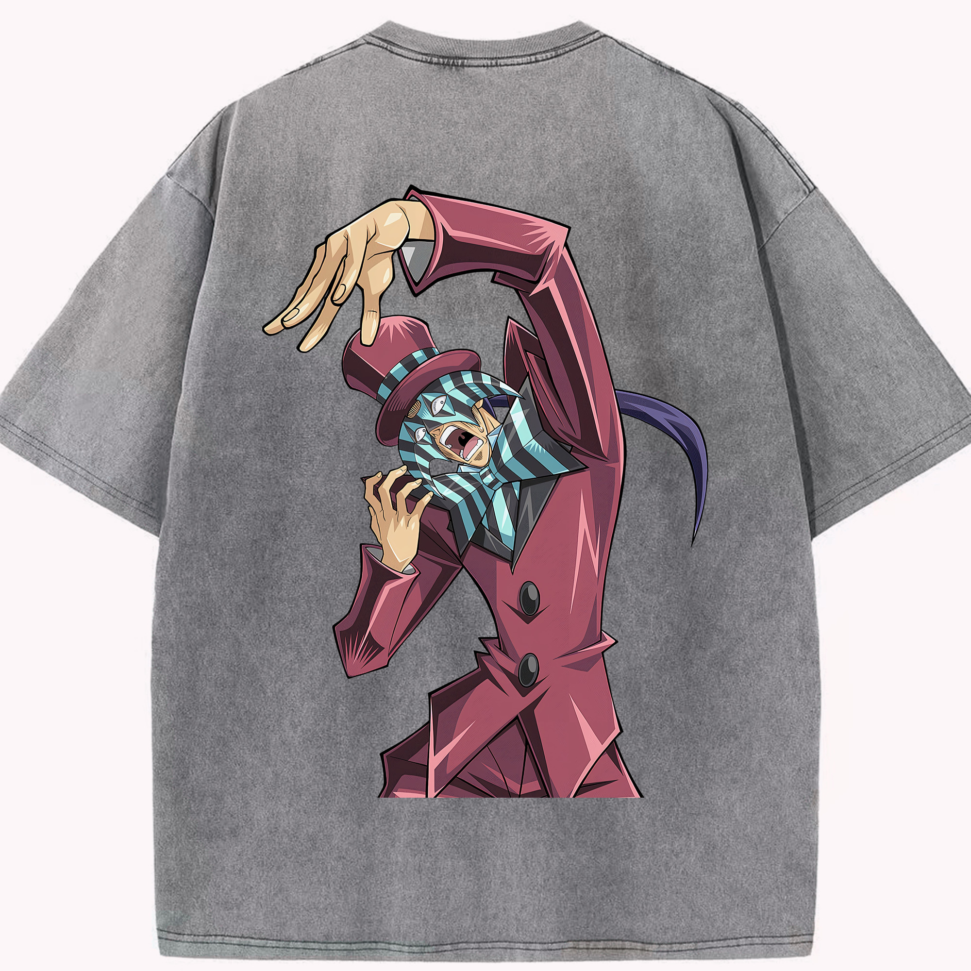 （画像用） 遊☆戯☆王 Yu-Gi-Oh! 綿100% ヴィンテージ風 半袖Tシャツ（背面プリント）