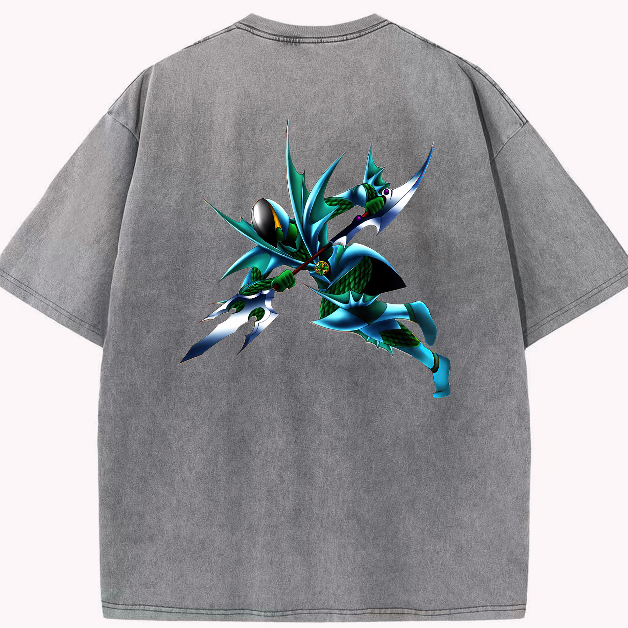 （画像用） 遊☆戯☆王 Yu-Gi-Oh! 綿100% ヴィンテージ風 半袖Tシャツ（背面プリント）