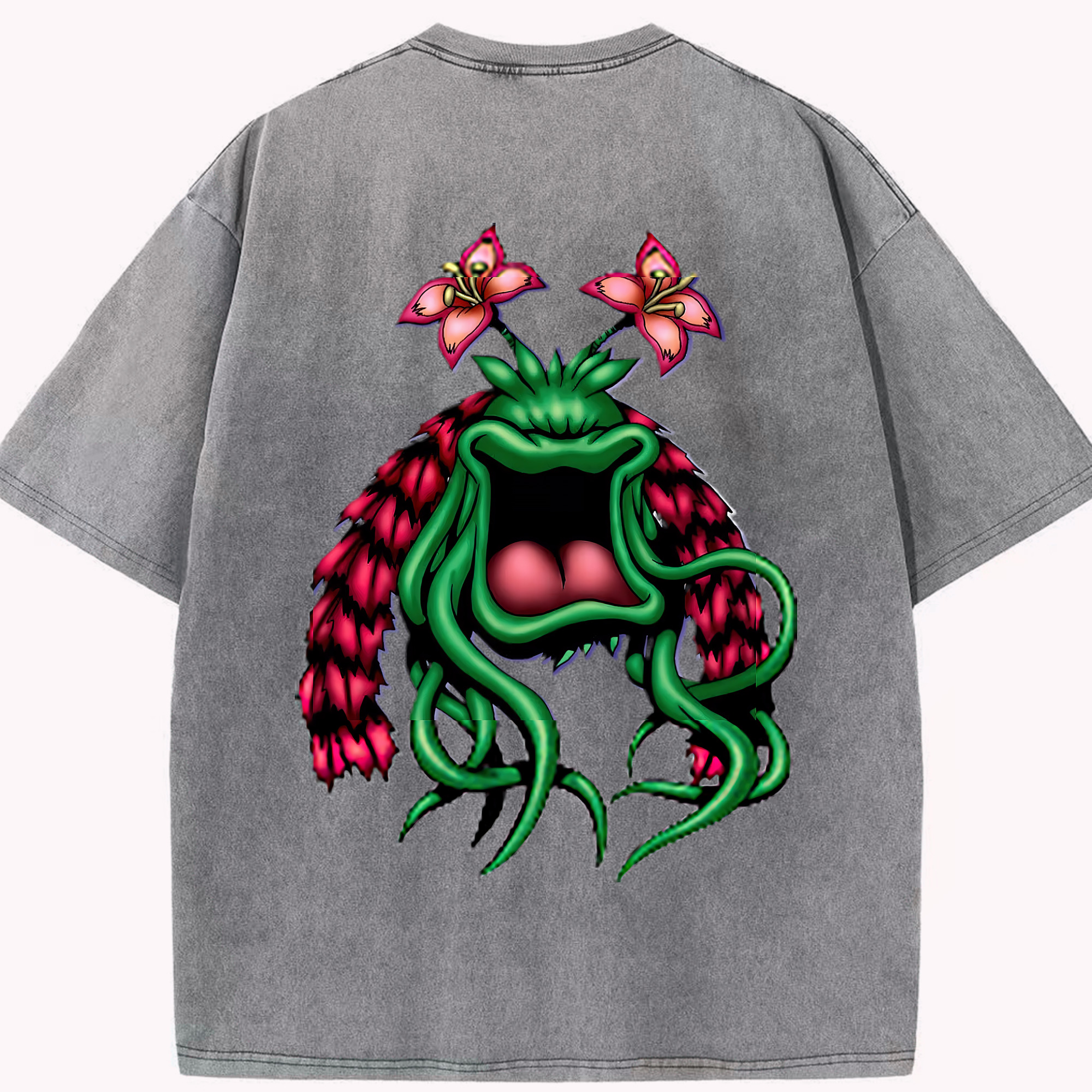（画像用） 遊☆戯☆王 Yu-Gi-Oh! 綿100% ヴィンテージ風 半袖Tシャツ（背面プリント）