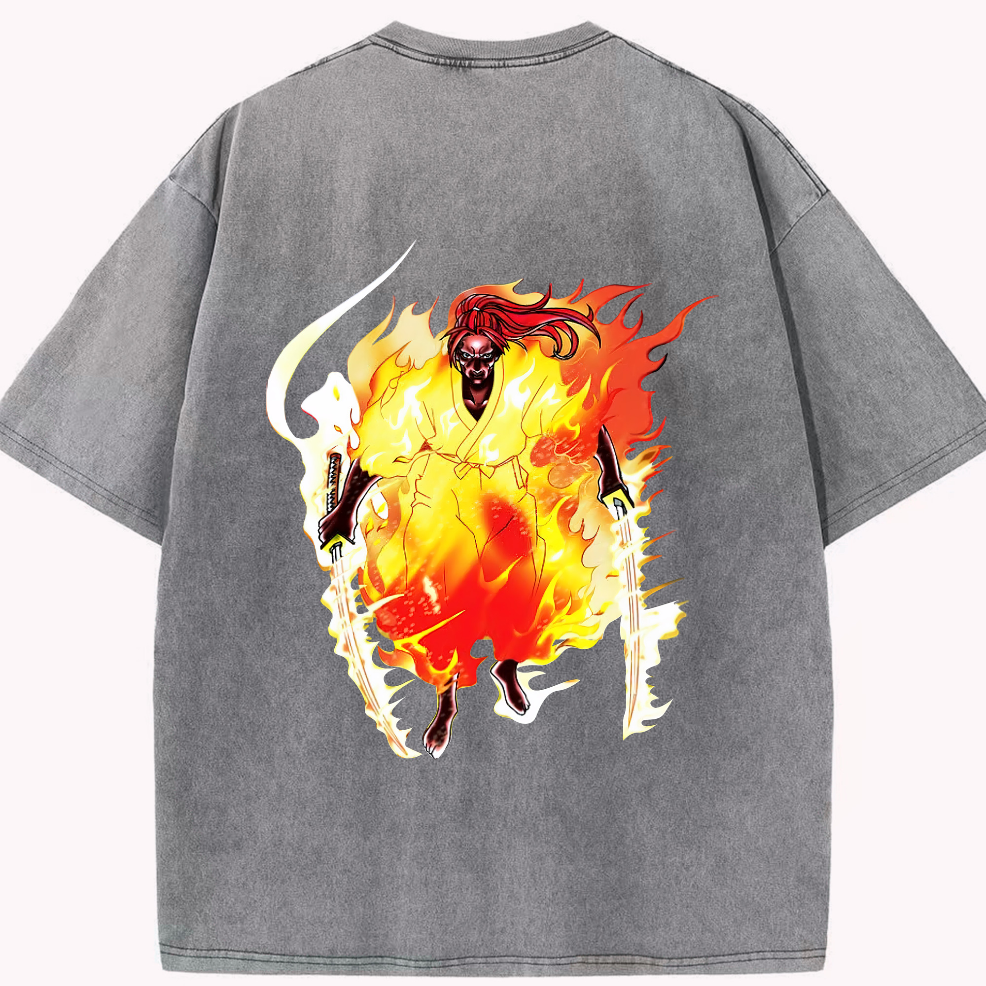 （画像用） 遊☆戯☆王 Yu-Gi-Oh! 綿100% ヴィンテージ風 半袖Tシャツ（背面プリント）