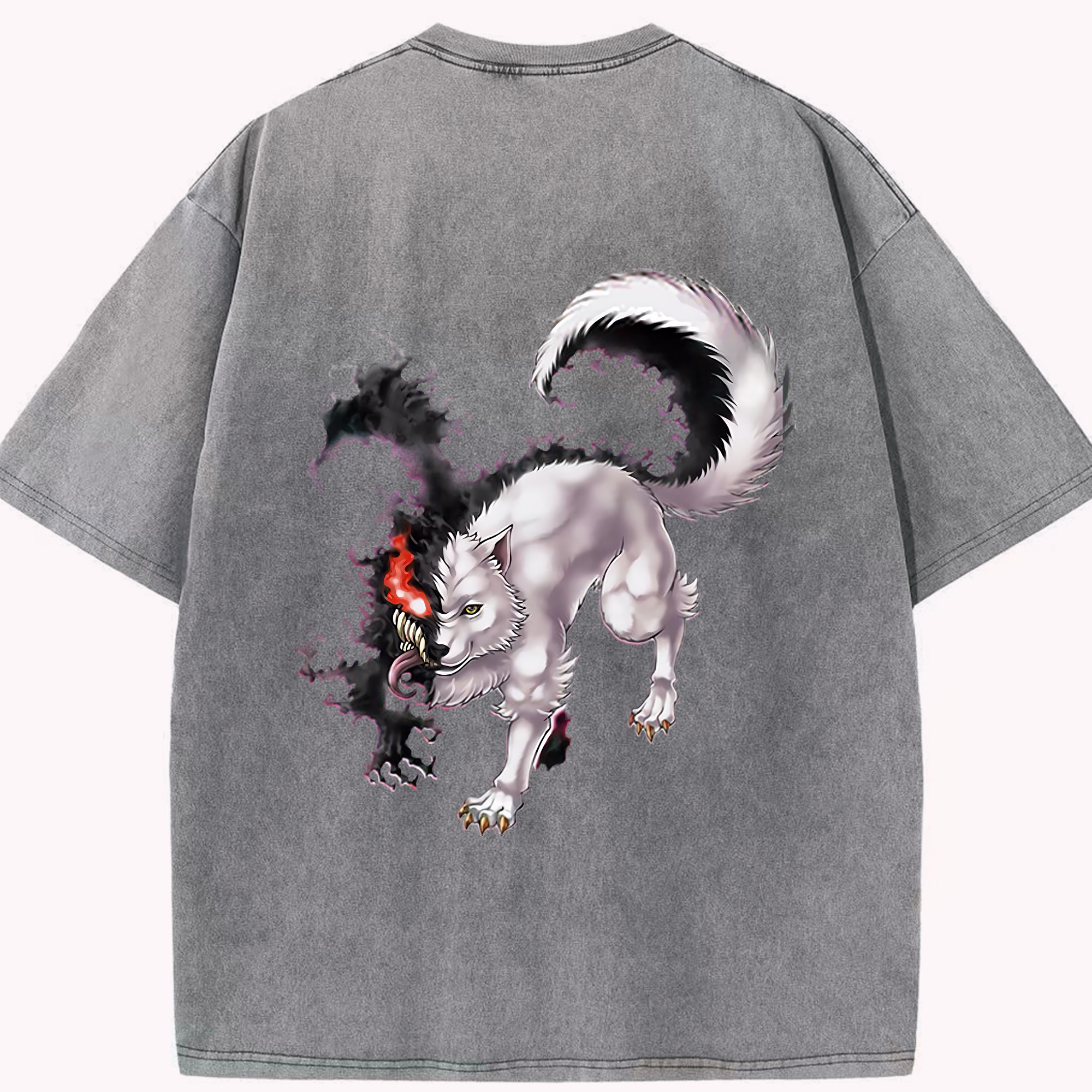 （画像用） 遊☆戯☆王 Yu-Gi-Oh! 綿100% ヴィンテージ風 半袖Tシャツ（背面プリント）