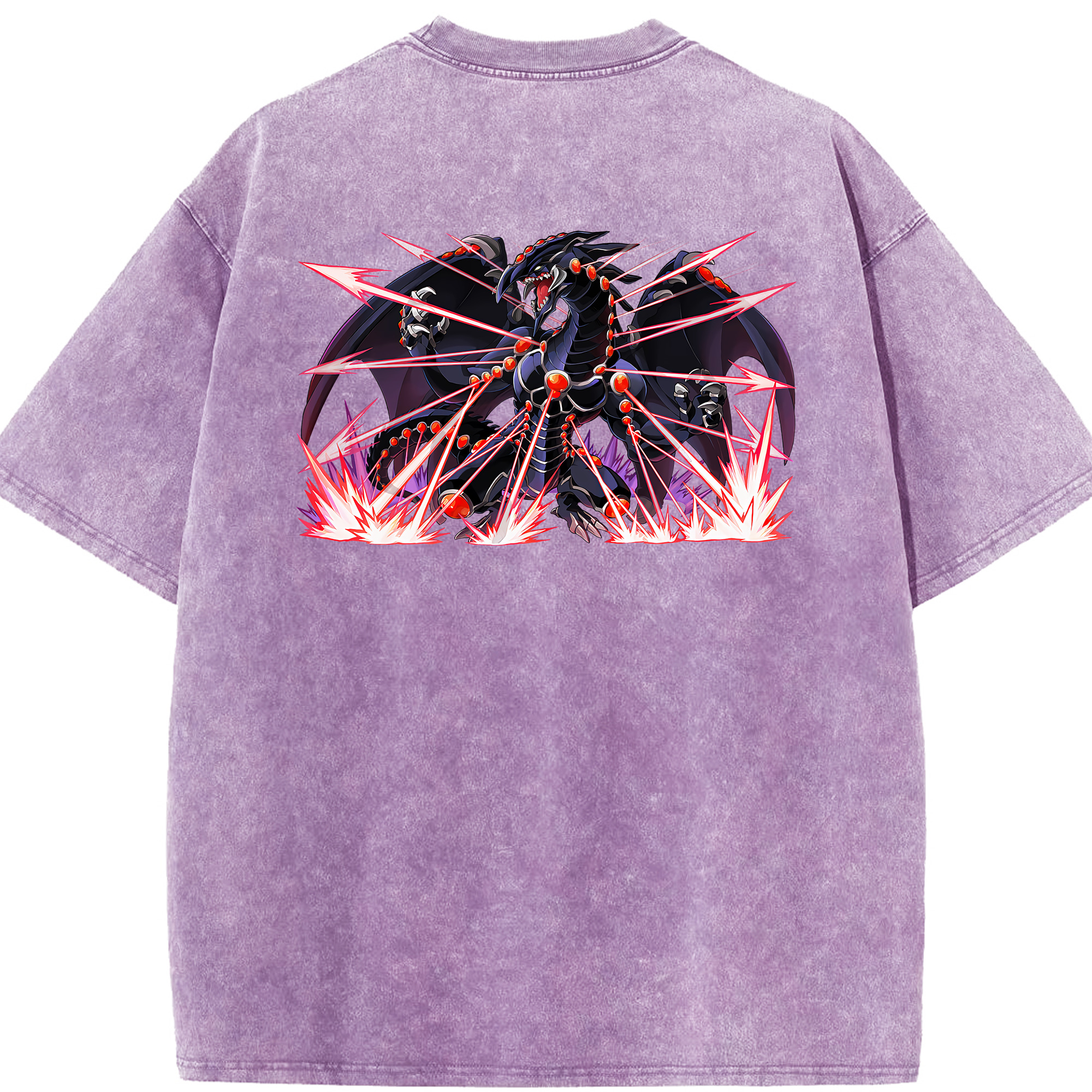 （画像用） 遊☆戯☆王 Yu-Gi-Oh! 綿100% ヴィンテージ風 半袖Tシャツ（背面プリント）