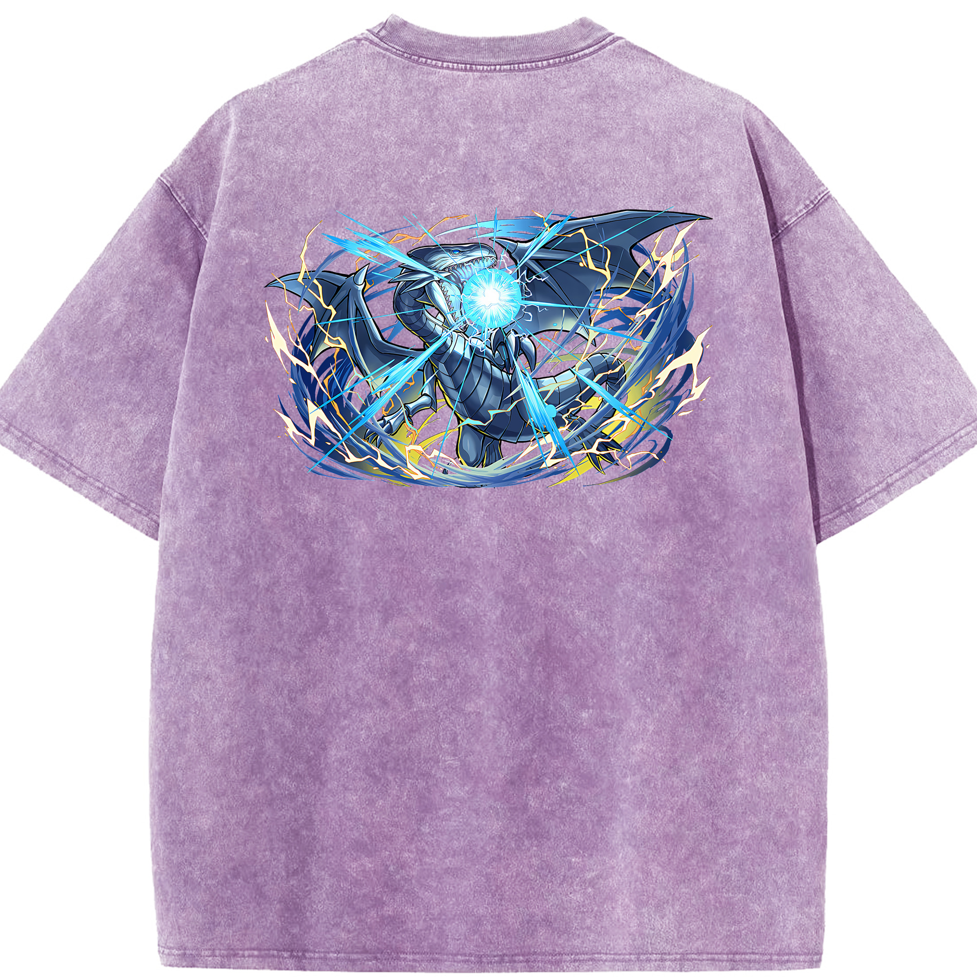（画像用） 遊☆戯☆王 Yu-Gi-Oh! 綿100% ヴィンテージ風 半袖Tシャツ（背面プリント）