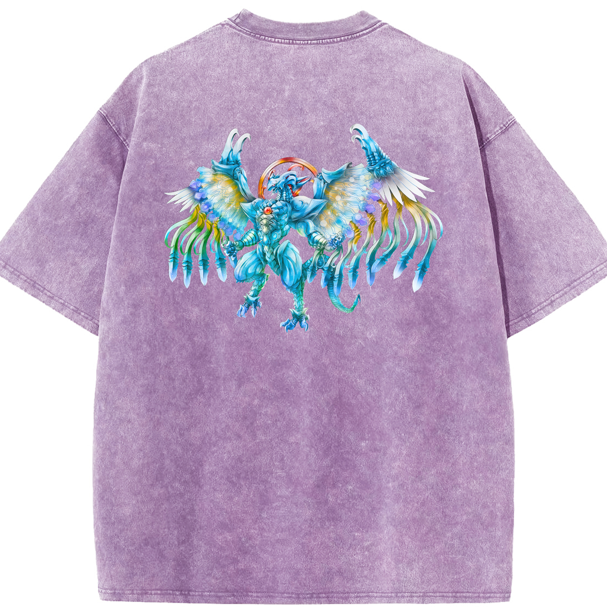 （画像用） 遊☆戯☆王 Yu-Gi-Oh! 綿100% ヴィンテージ風 半袖Tシャツ（背面プリント）