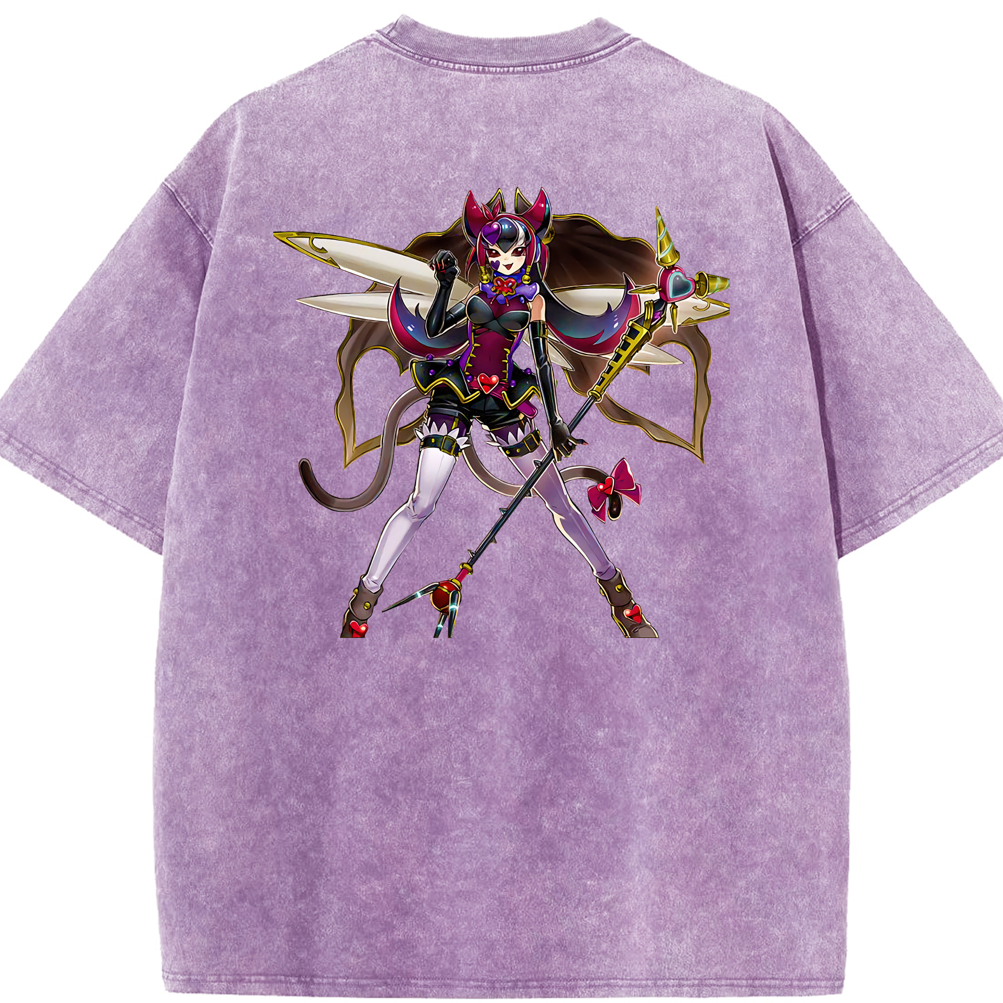 （画像用） 遊☆戯☆王 Yu-Gi-Oh! 綿100% ヴィンテージ風 半袖Tシャツ（背面プリント）