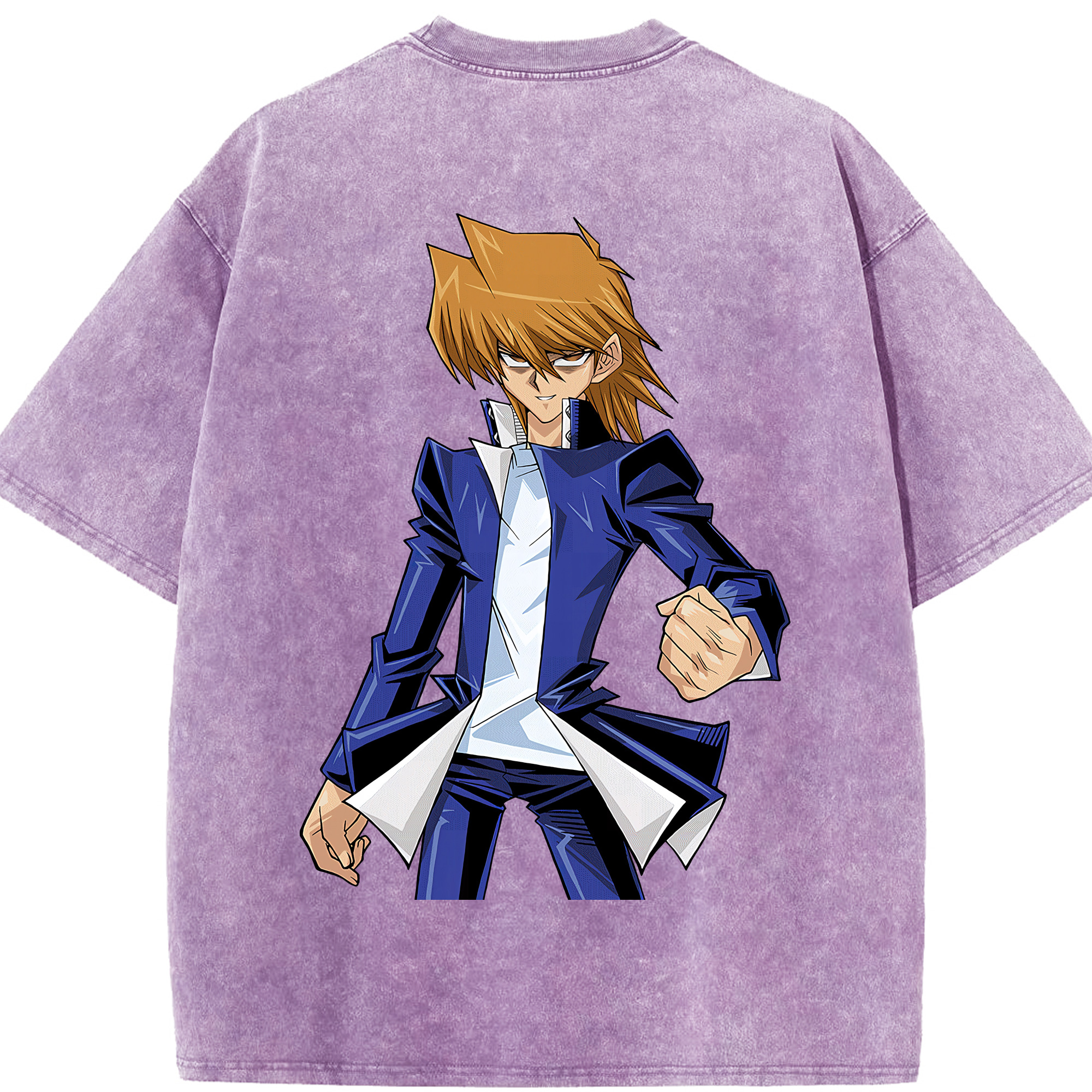 （画像用） 遊☆戯☆王 Yu-Gi-Oh! 綿100% ヴィンテージ風 半袖Tシャツ（背面プリント）