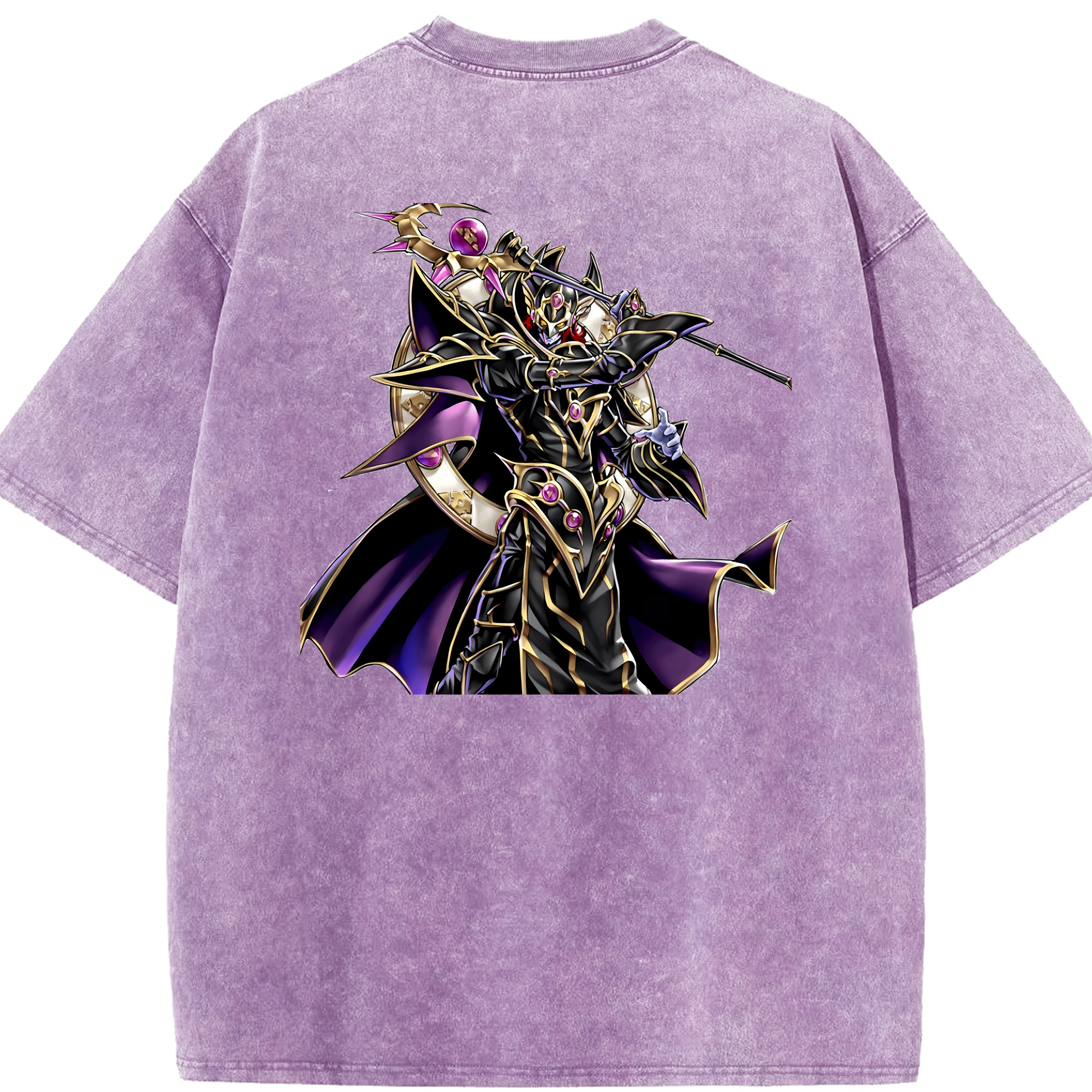 （画像用） 遊☆戯☆王 Yu-Gi-Oh! 綿100% ヴィンテージ風 半袖Tシャツ（背面プリント）