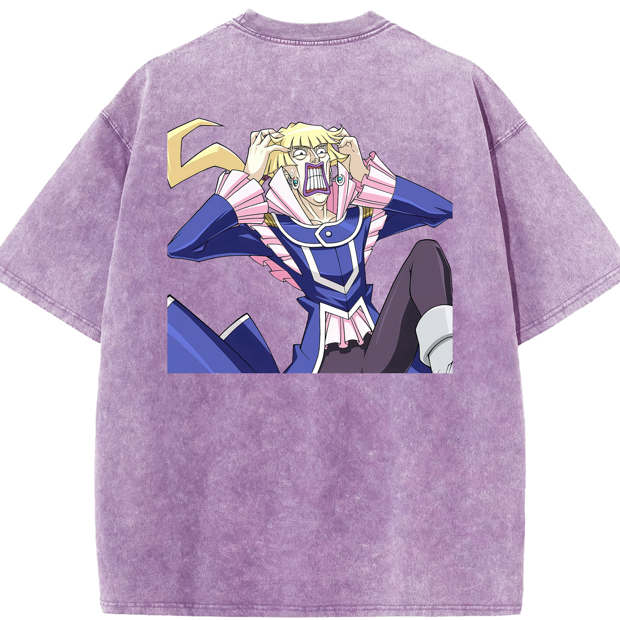 （画像用） 遊☆戯☆王 Yu-Gi-Oh! 綿100% ヴィンテージ風 半袖Tシャツ（背面プリント）