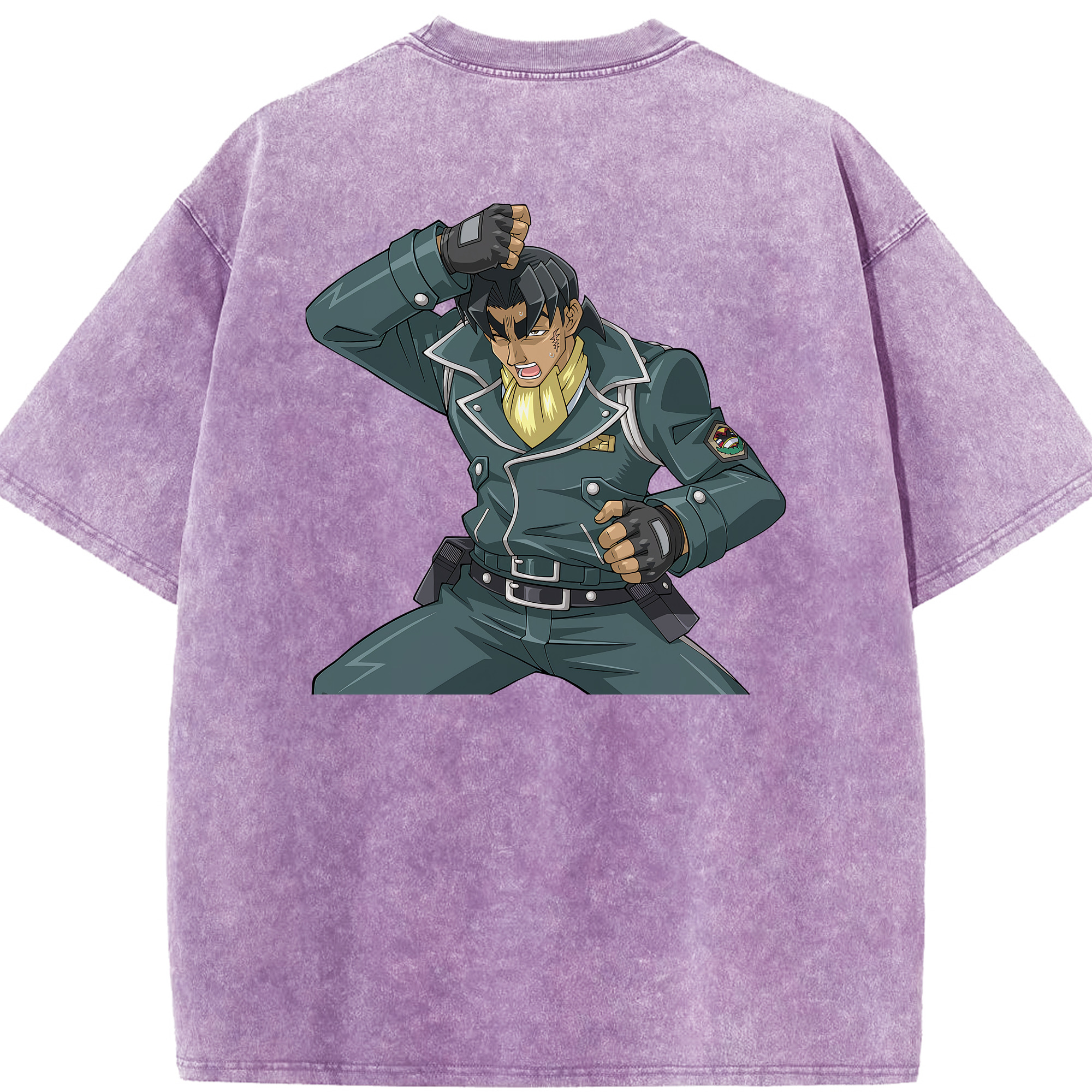 （画像用） 遊☆戯☆王 Yu-Gi-Oh! 綿100% ヴィンテージ風 半袖Tシャツ（背面プリント）