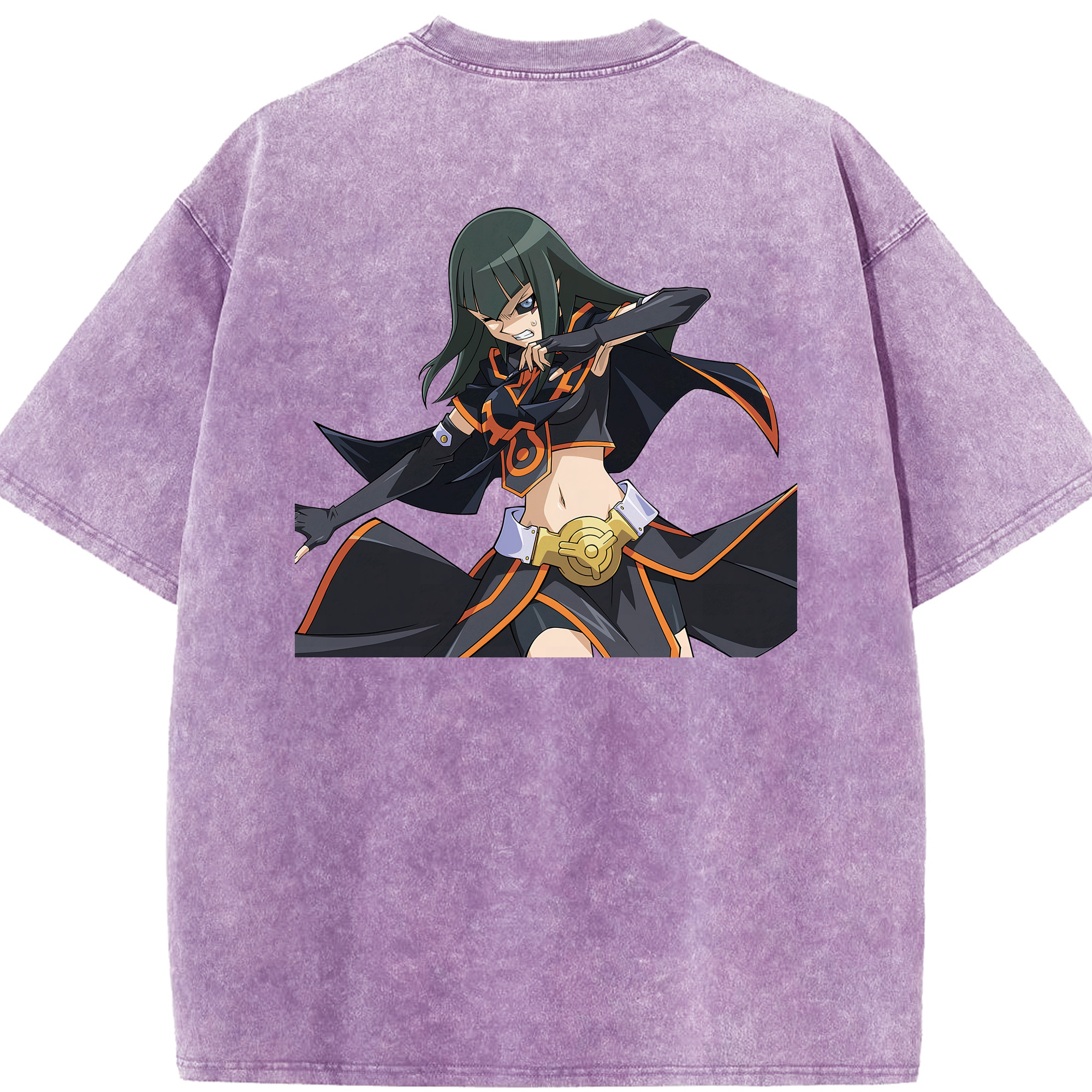 （画像用） 遊☆戯☆王 Yu-Gi-Oh! 綿100% ヴィンテージ風 半袖Tシャツ（背面プリント）