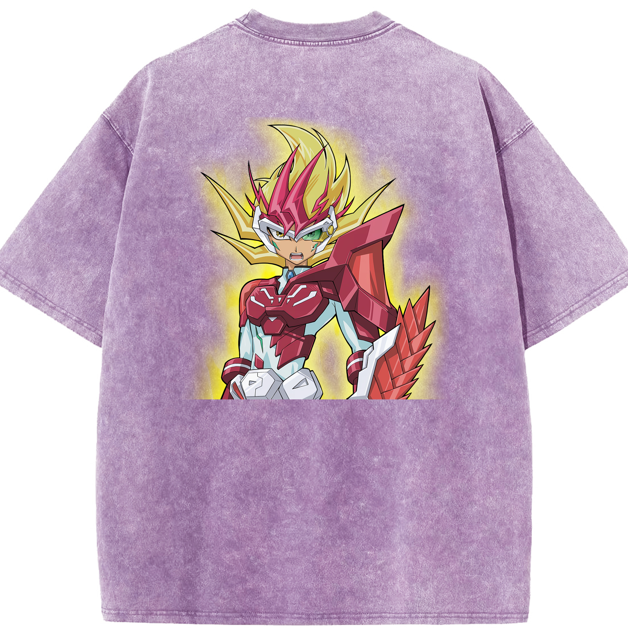 （画像用） 遊☆戯☆王 Yu-Gi-Oh! 綿100% ヴィンテージ風 半袖Tシャツ（背面プリント）