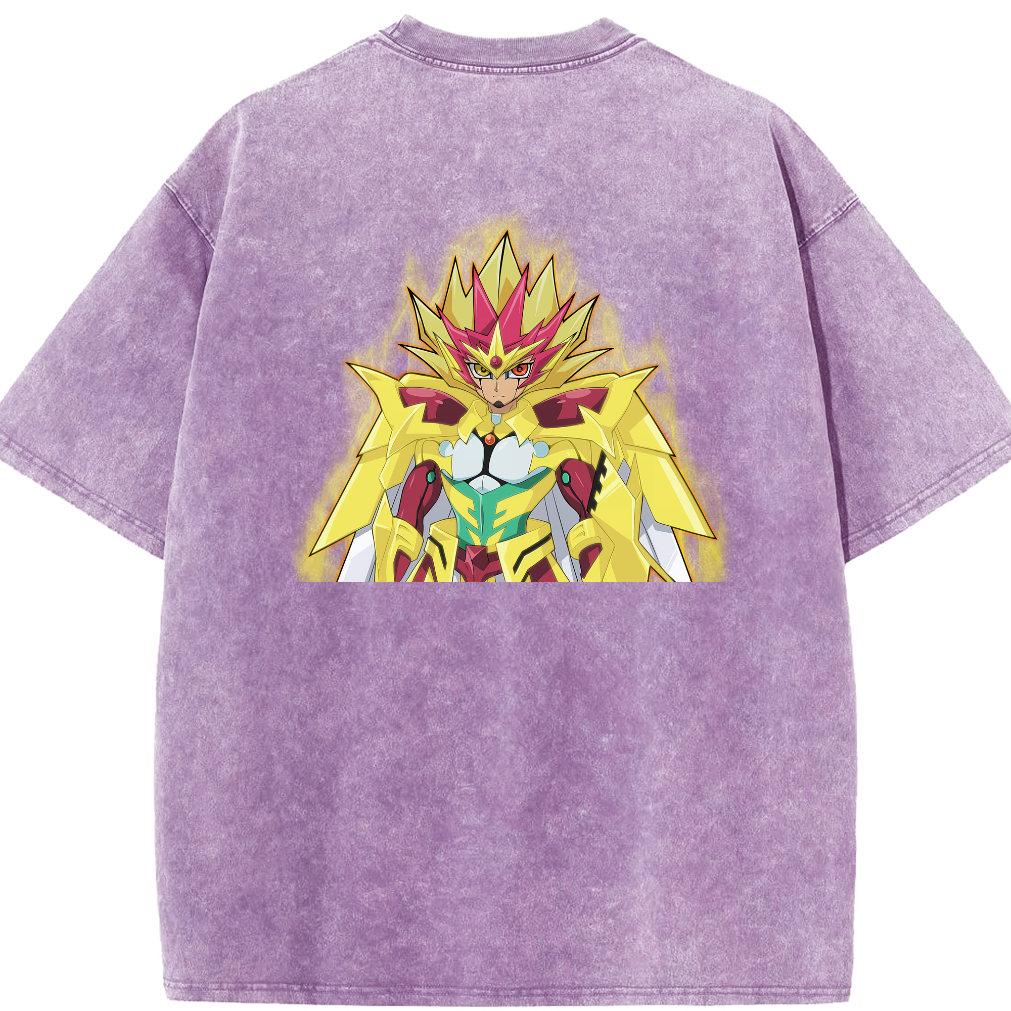 （画像用） 遊☆戯☆王 Yu-Gi-Oh! 綿100% ヴィンテージ風 半袖Tシャツ（背面プリント）