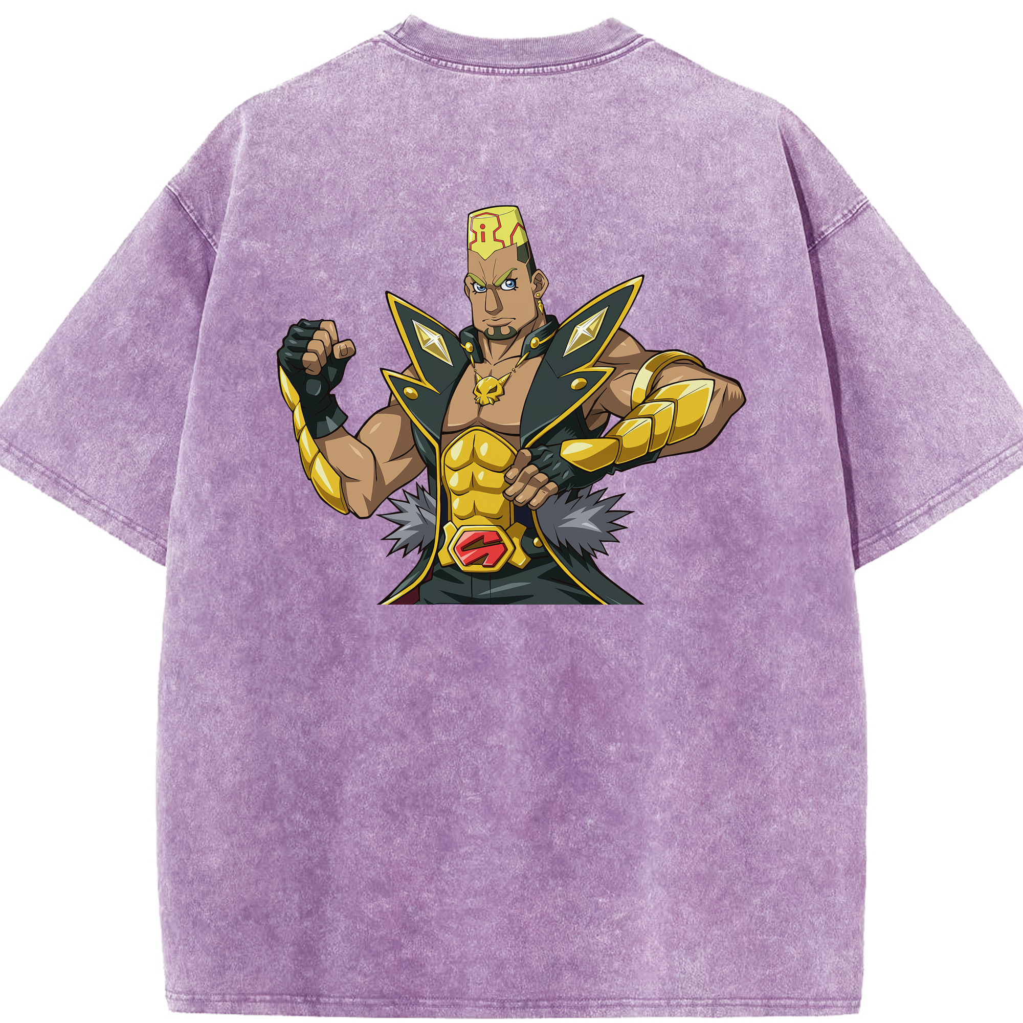 （画像用） 遊☆戯☆王 Yu-Gi-Oh! 綿100% ヴィンテージ風 半袖Tシャツ（背面プリント）
