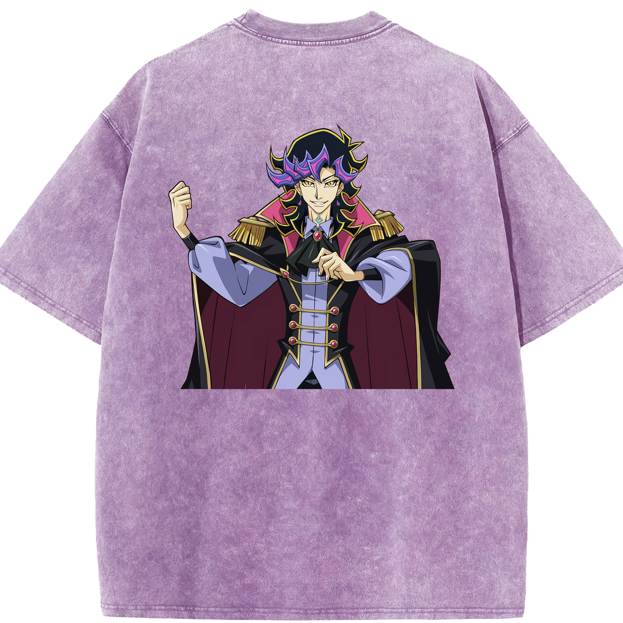 （画像用） 遊☆戯☆王 Yu-Gi-Oh! 綿100% ヴィンテージ風 半袖Tシャツ（背面プリント）