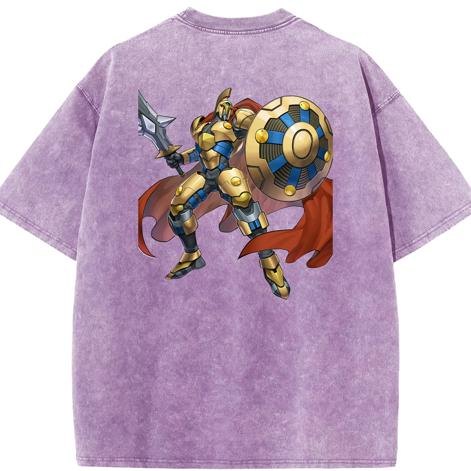 （画像用） 遊☆戯☆王 Yu-Gi-Oh! 綿100% ヴィンテージ風 半袖Tシャツ（背面プリント）