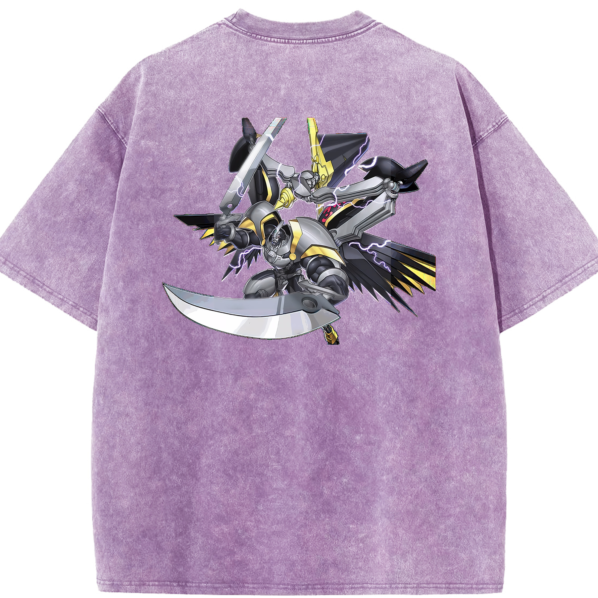 （画像用） 遊☆戯☆王 Yu-Gi-Oh! 綿100% ヴィンテージ風 半袖Tシャツ（背面プリント）