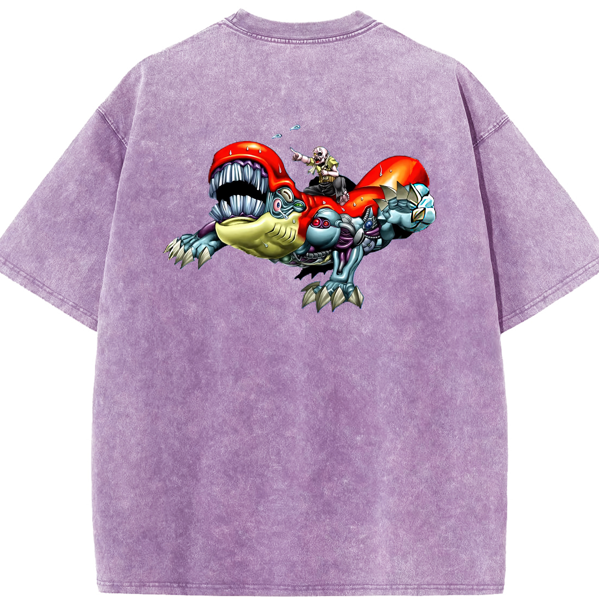 （画像用） 遊☆戯☆王 Yu-Gi-Oh! 綿100% ヴィンテージ風 半袖Tシャツ（背面プリント）