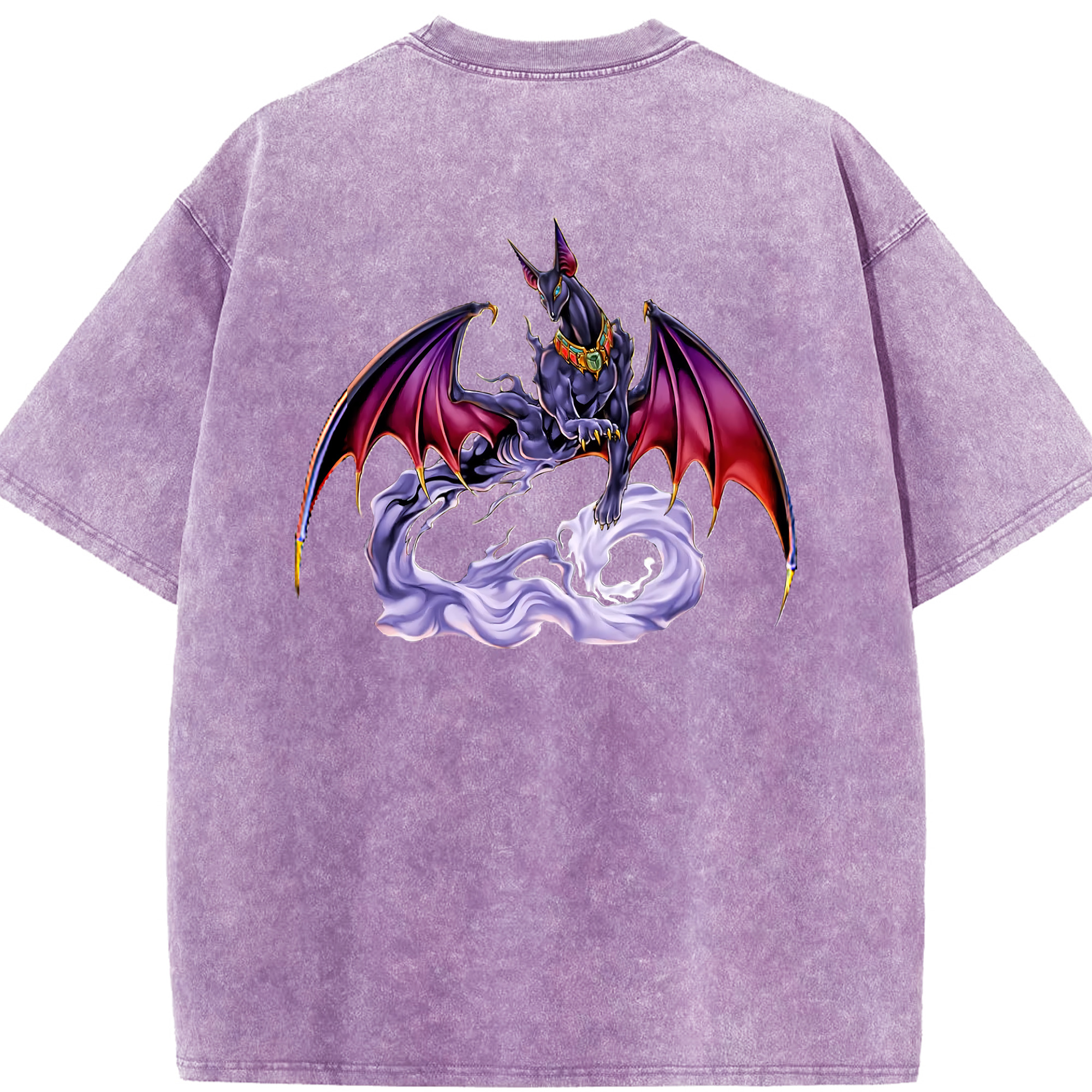 （画像用） 遊☆戯☆王 Yu-Gi-Oh! 綿100% ヴィンテージ風 半袖Tシャツ（背面プリント）