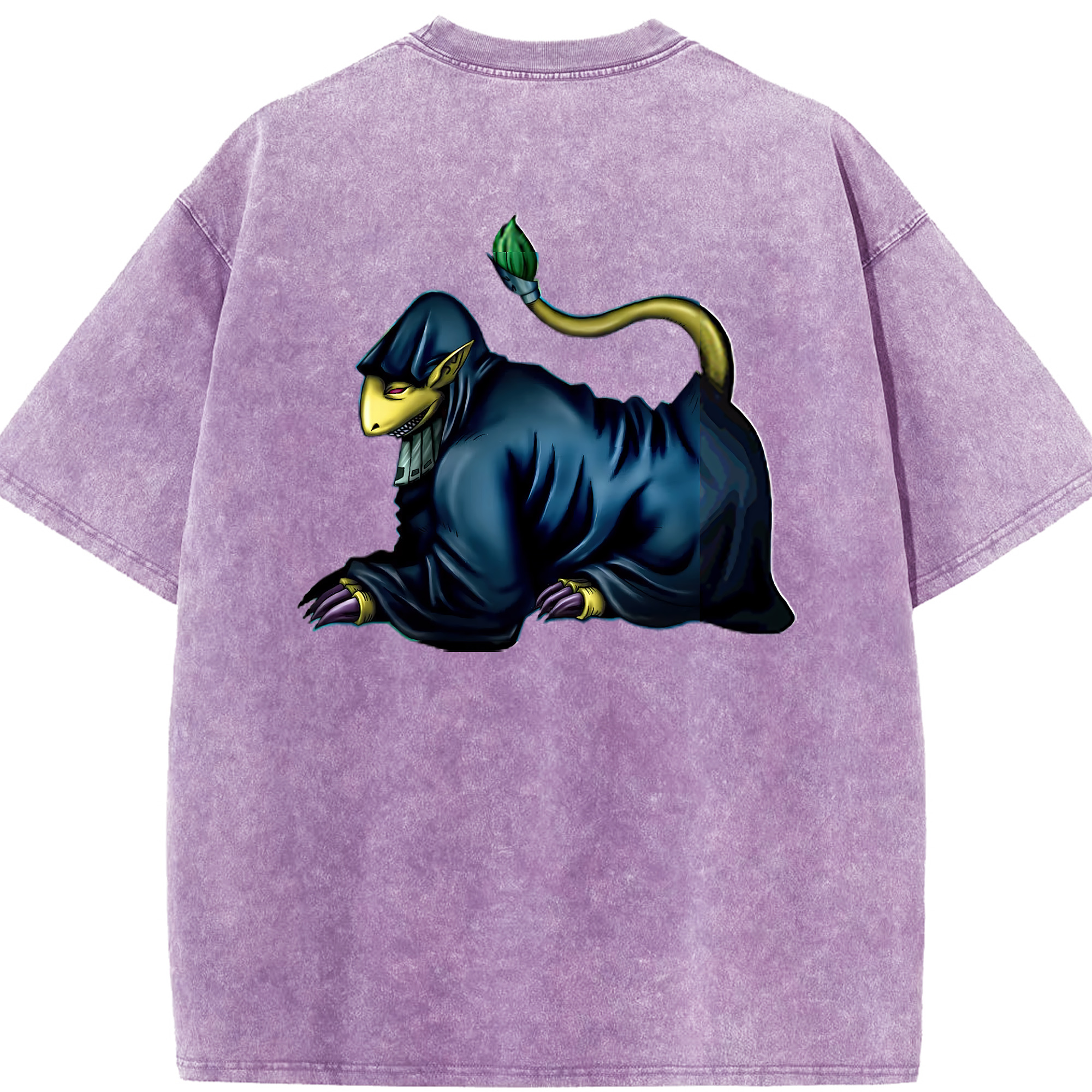（画像用） 遊☆戯☆王 Yu-Gi-Oh! 綿100% ヴィンテージ風 半袖Tシャツ（背面プリント）