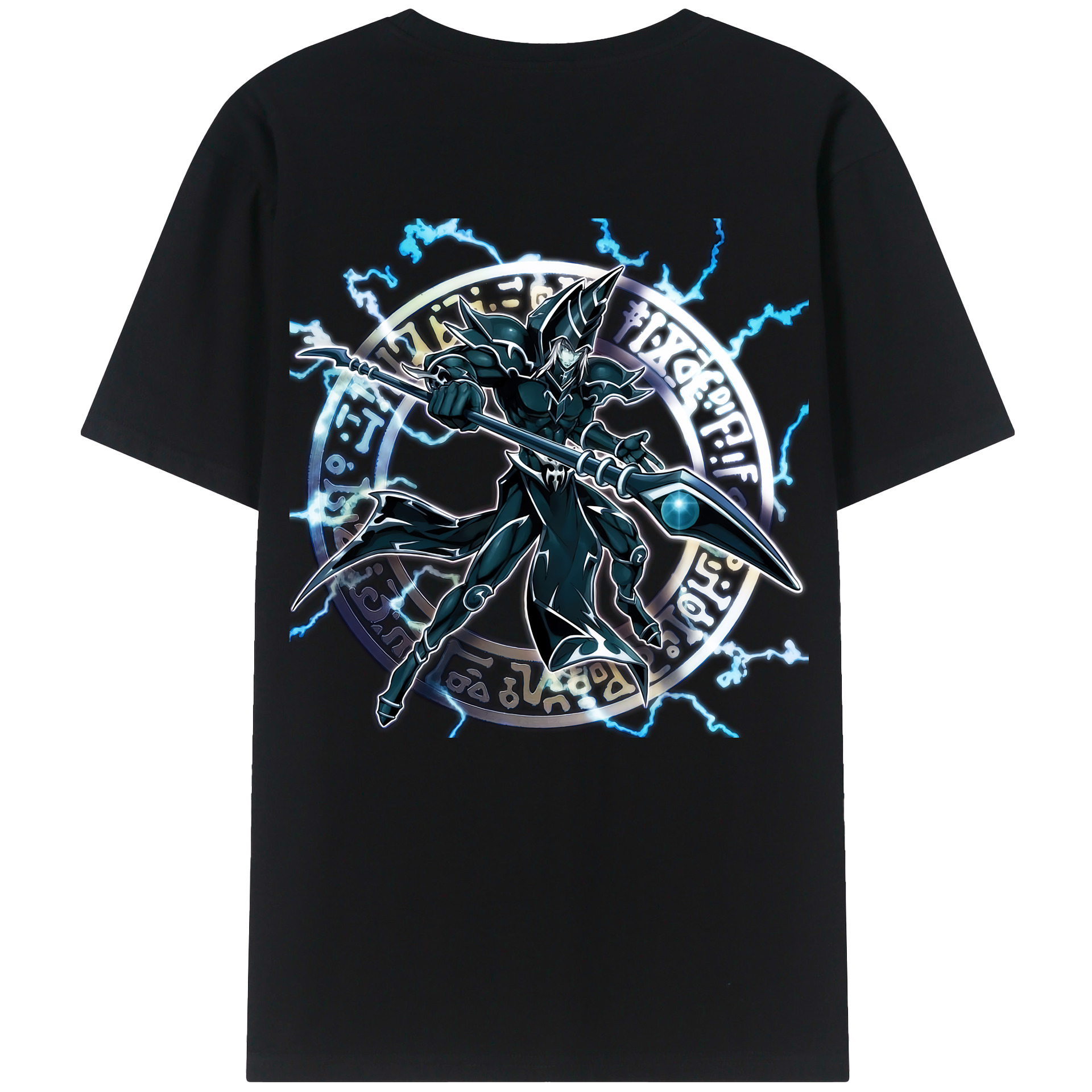 （画像用） 遊☆戯☆王 Yu-Gi-Oh! 綿100％ メンズ半袖Tシャツ（バックプリント） 通気性