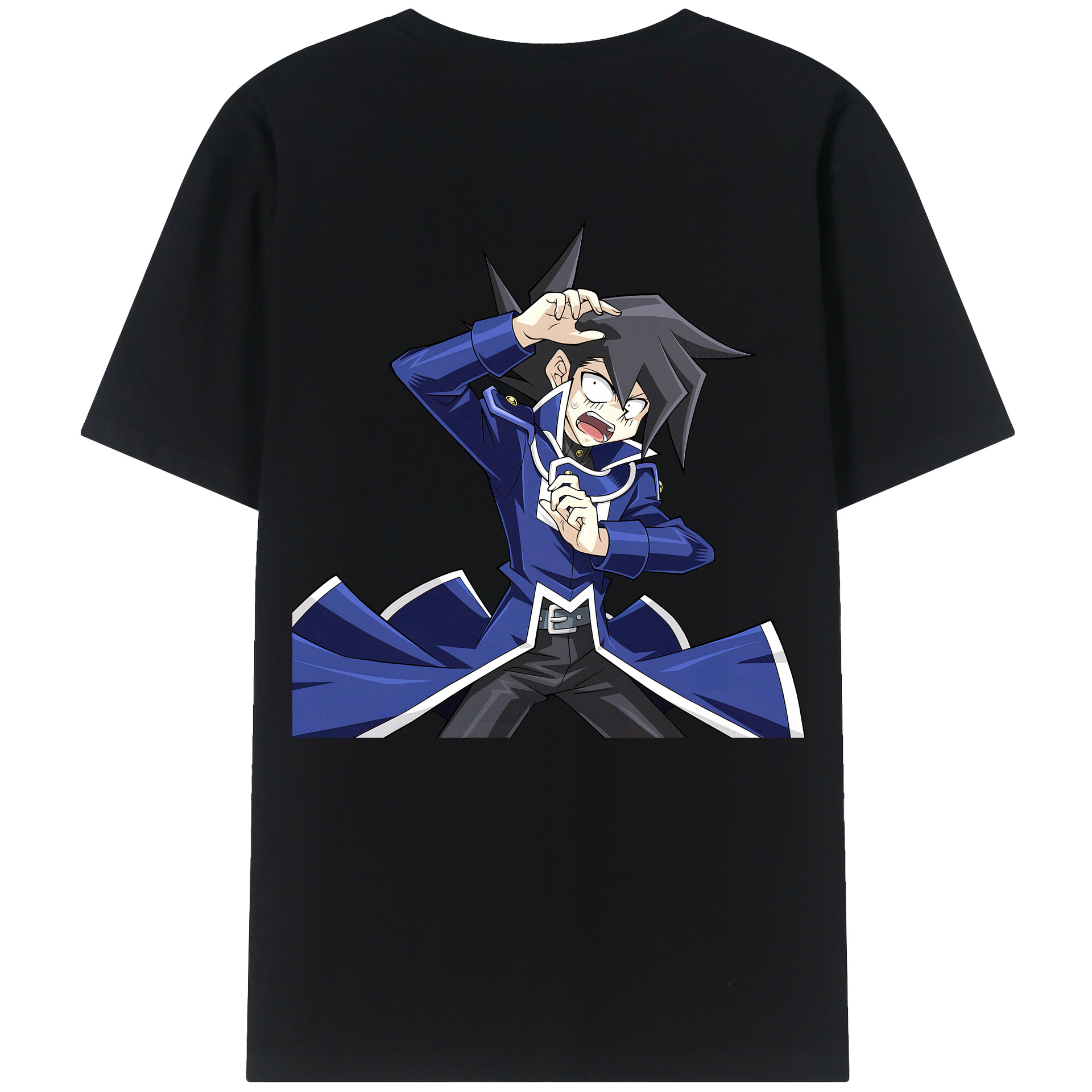 （画像用） 遊☆戯☆王 Yu-Gi-Oh! 綿100％ メンズ半袖Tシャツ（バックプリント） 通気性
