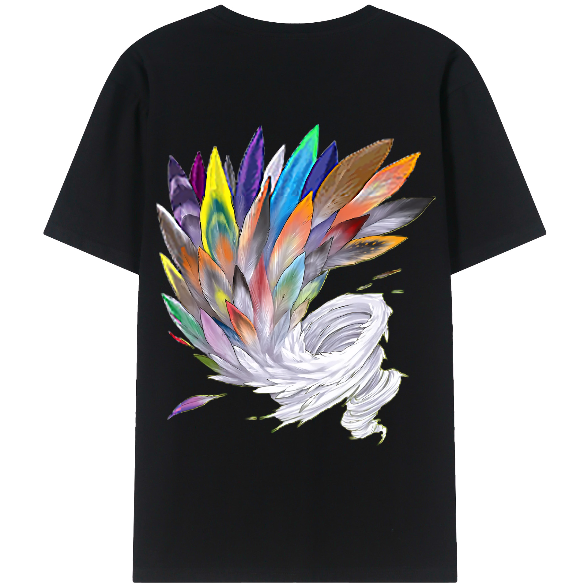 （画像用） 遊☆戯☆王 Yu-Gi-Oh! 綿100％ メンズ半袖Tシャツ（バックプリント） 通気性