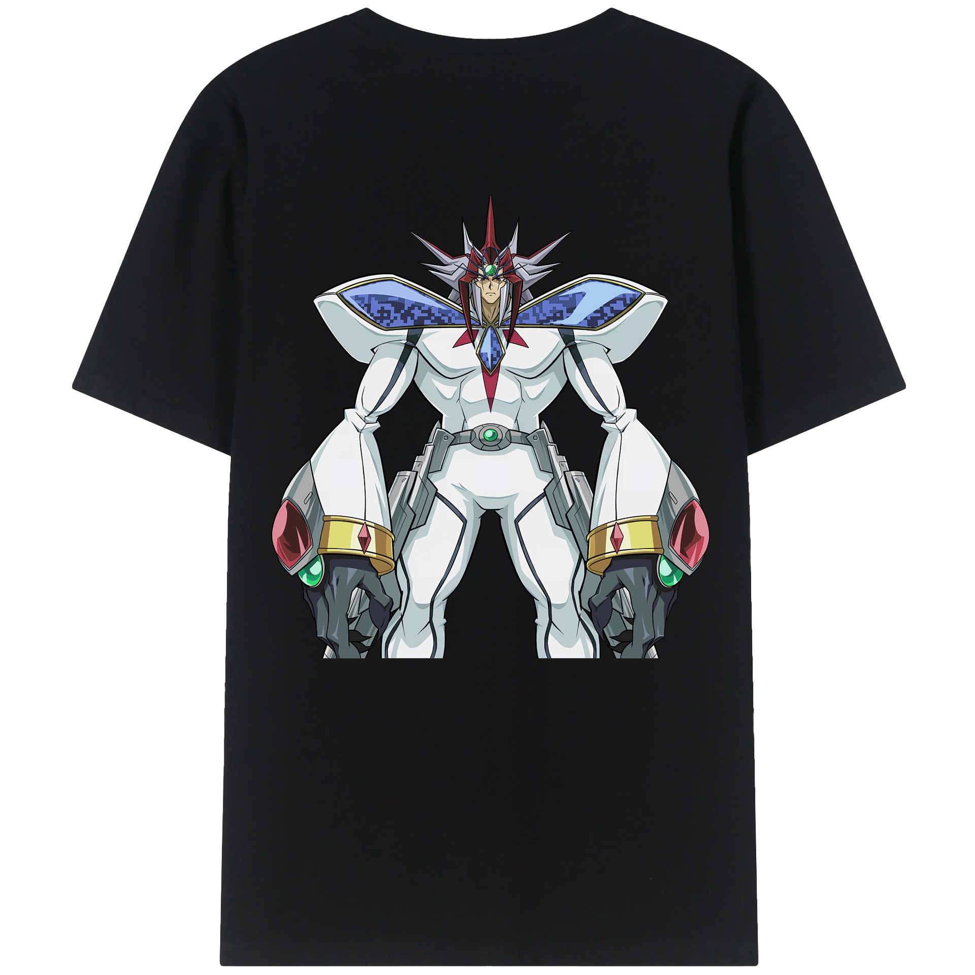 （画像用） 遊☆戯☆王 Yu-Gi-Oh! 綿100％ メンズ半袖Tシャツ（バックプリント） 通気性