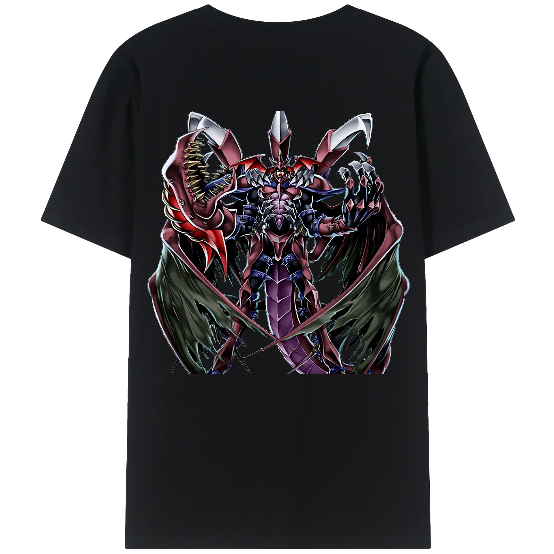 （画像用） 遊☆戯☆王 Yu-Gi-Oh! 綿100％ メンズ半袖Tシャツ（バックプリント） 通気性