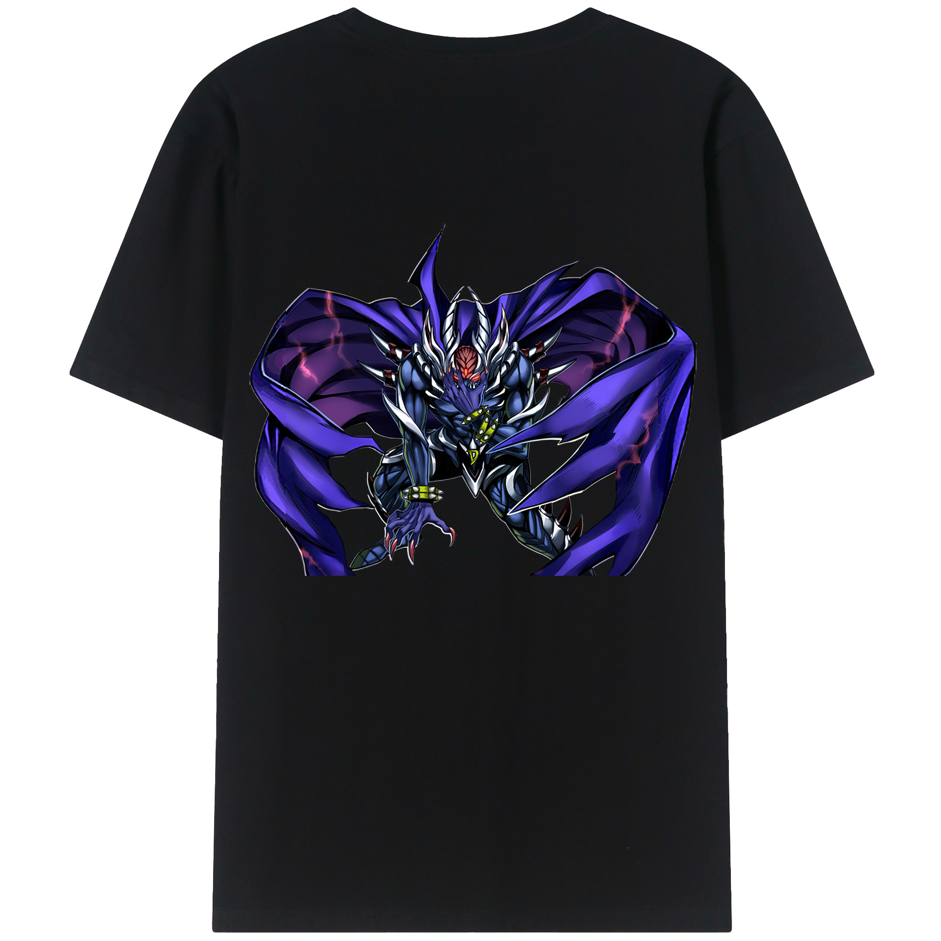 （画像用） 遊☆戯☆王 Yu-Gi-Oh! 綿100％ メンズ半袖Tシャツ（バックプリント） 通気性