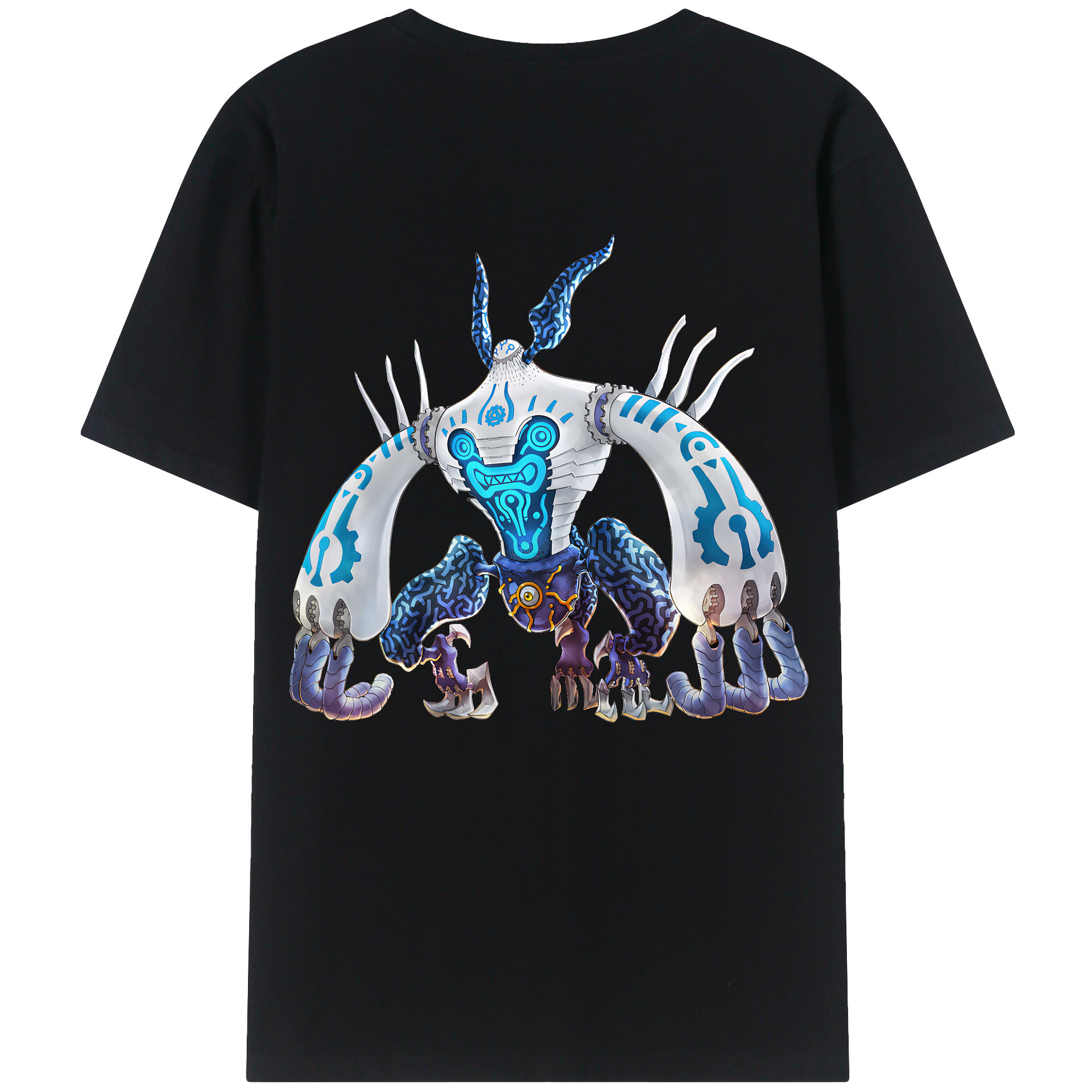 （画像用） 遊☆戯☆王 Yu-Gi-Oh! 綿100％ メンズ半袖Tシャツ（バックプリント） 通気性